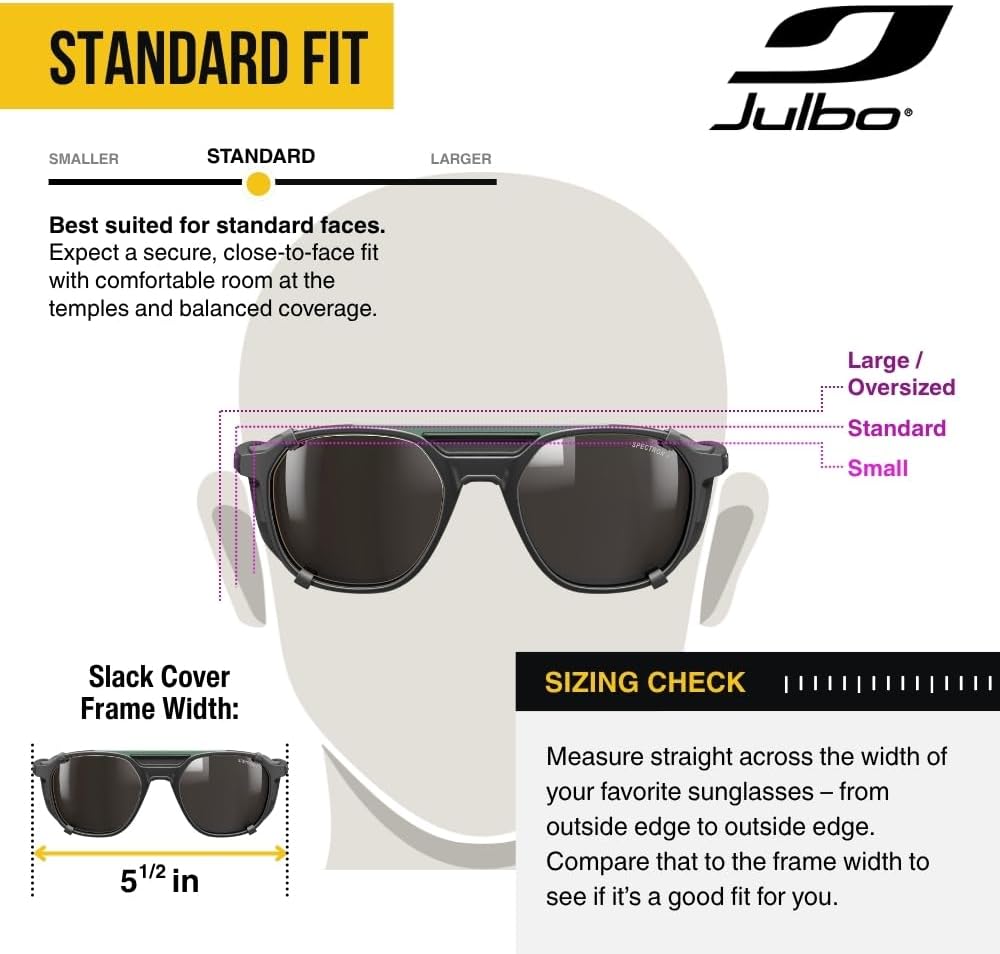Detalle 1 de Julbo Slack Cover – okulary przeciwsłoneczne z osłonami bocznymi i nad nosem