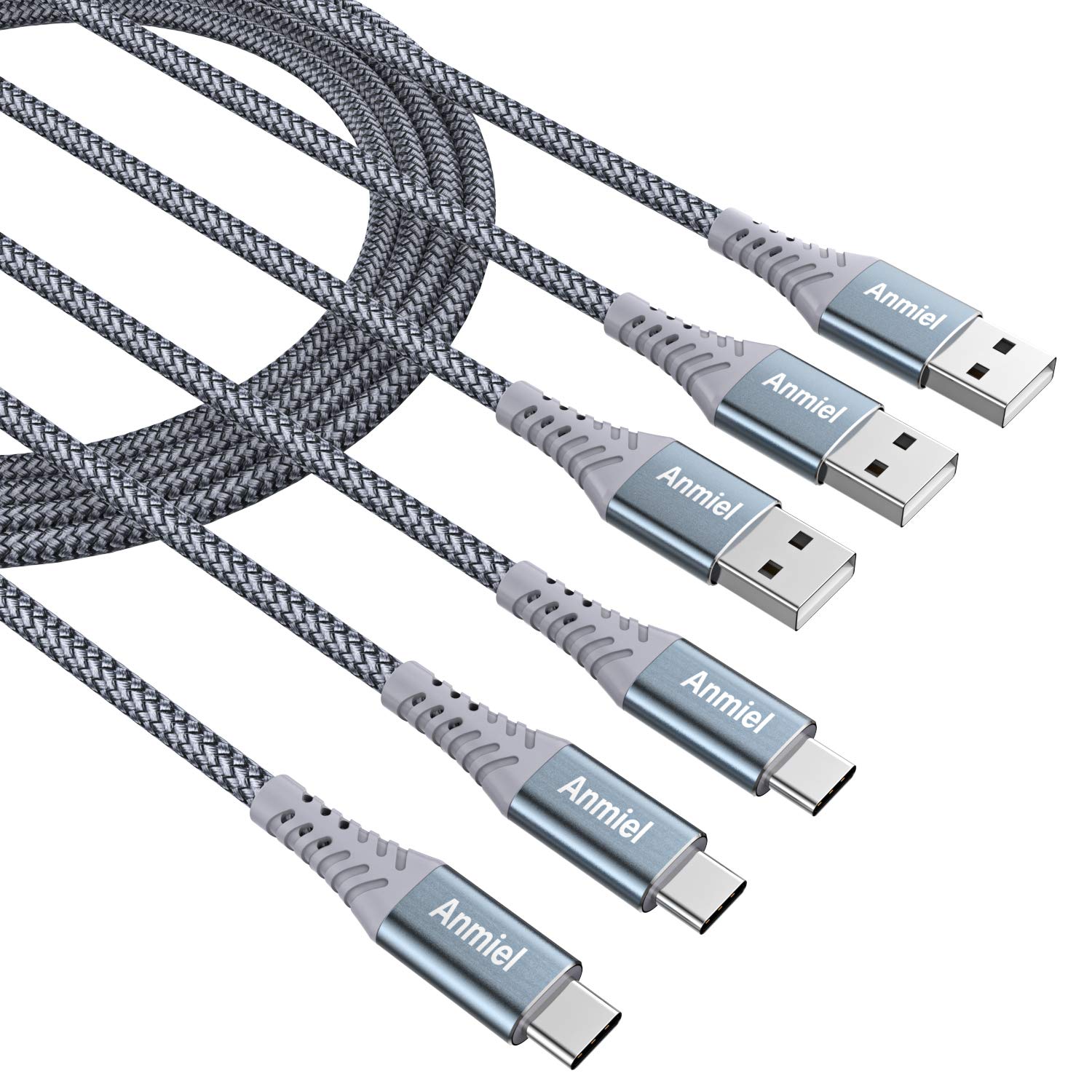 Detalle de USB-C-Kabel 3A Schnellladen Set 1 m 2 m 3 m