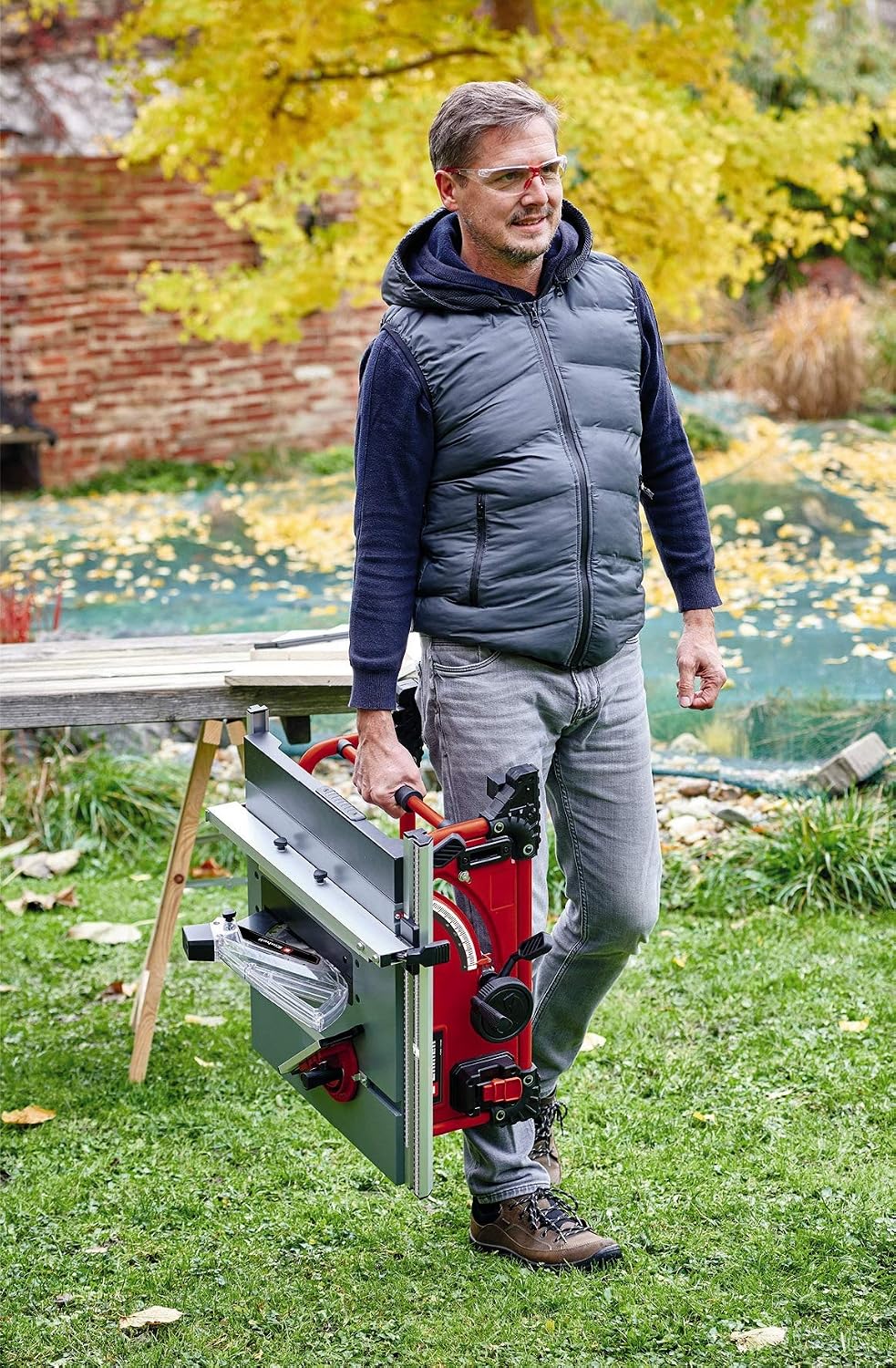 Detalle 2 de Einhell TE-TS 36/210 Li Solo cordless table saw, 210 mm blade, 45° bevel