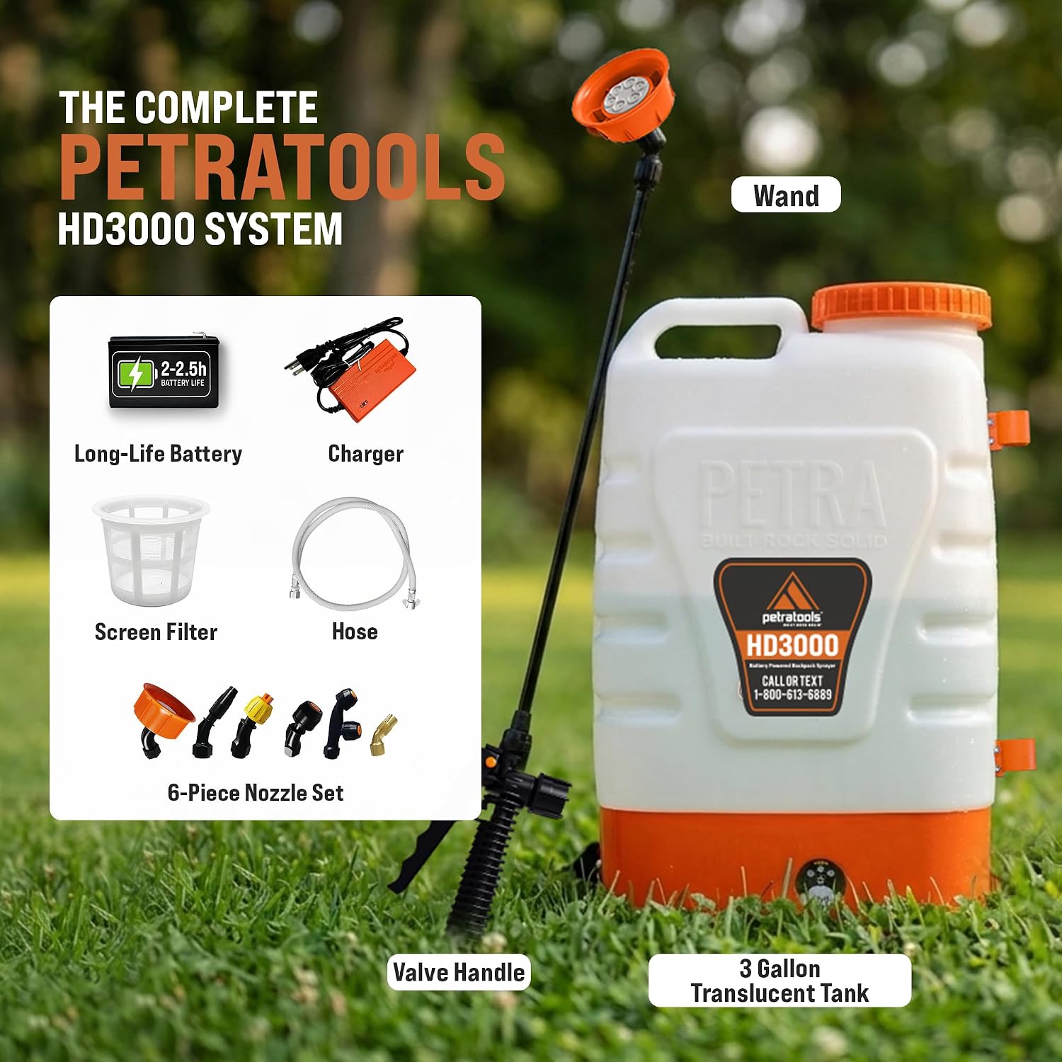 Thumbnail 6 de PetraTools Battery-Powered Backpack Sprayer 3 Gallon