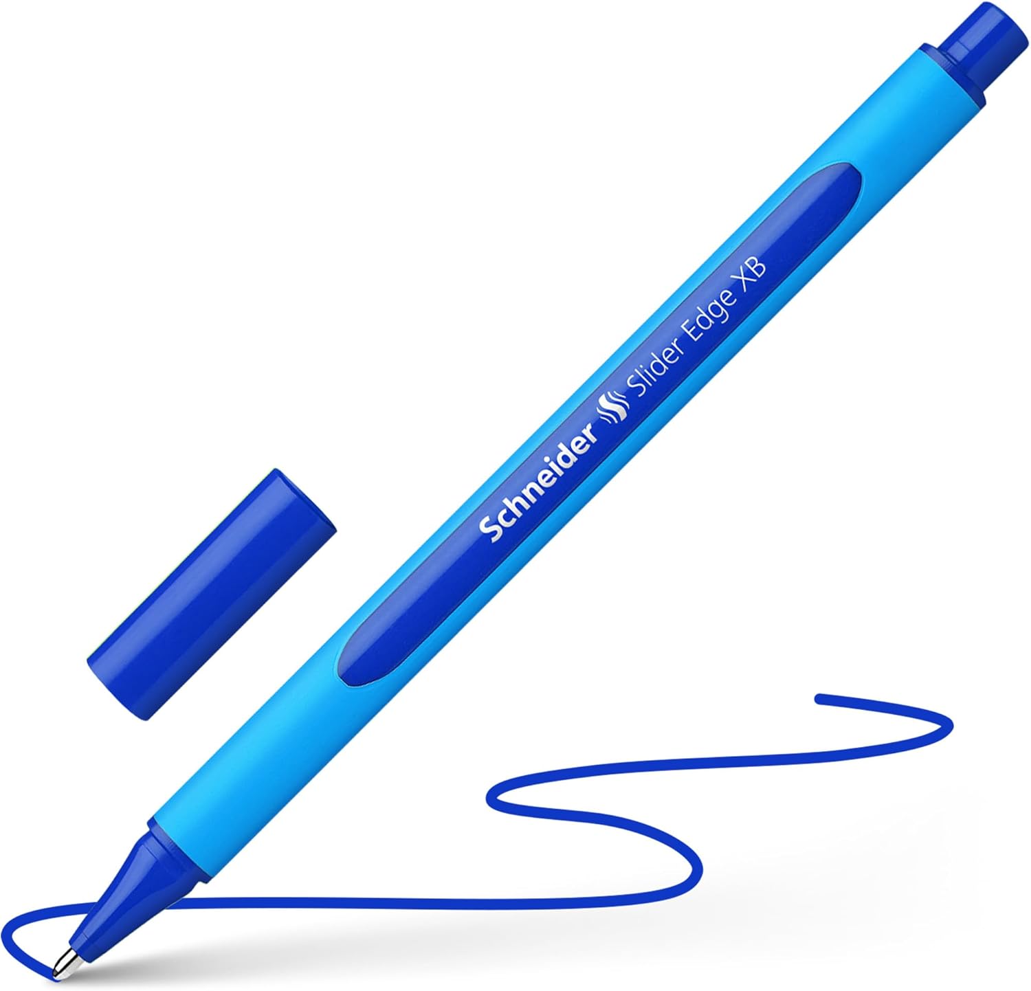 Detalle de Schneider Slider Edge XB Kugelschreiber – 10er Pack, blau, Dreikant-Stift