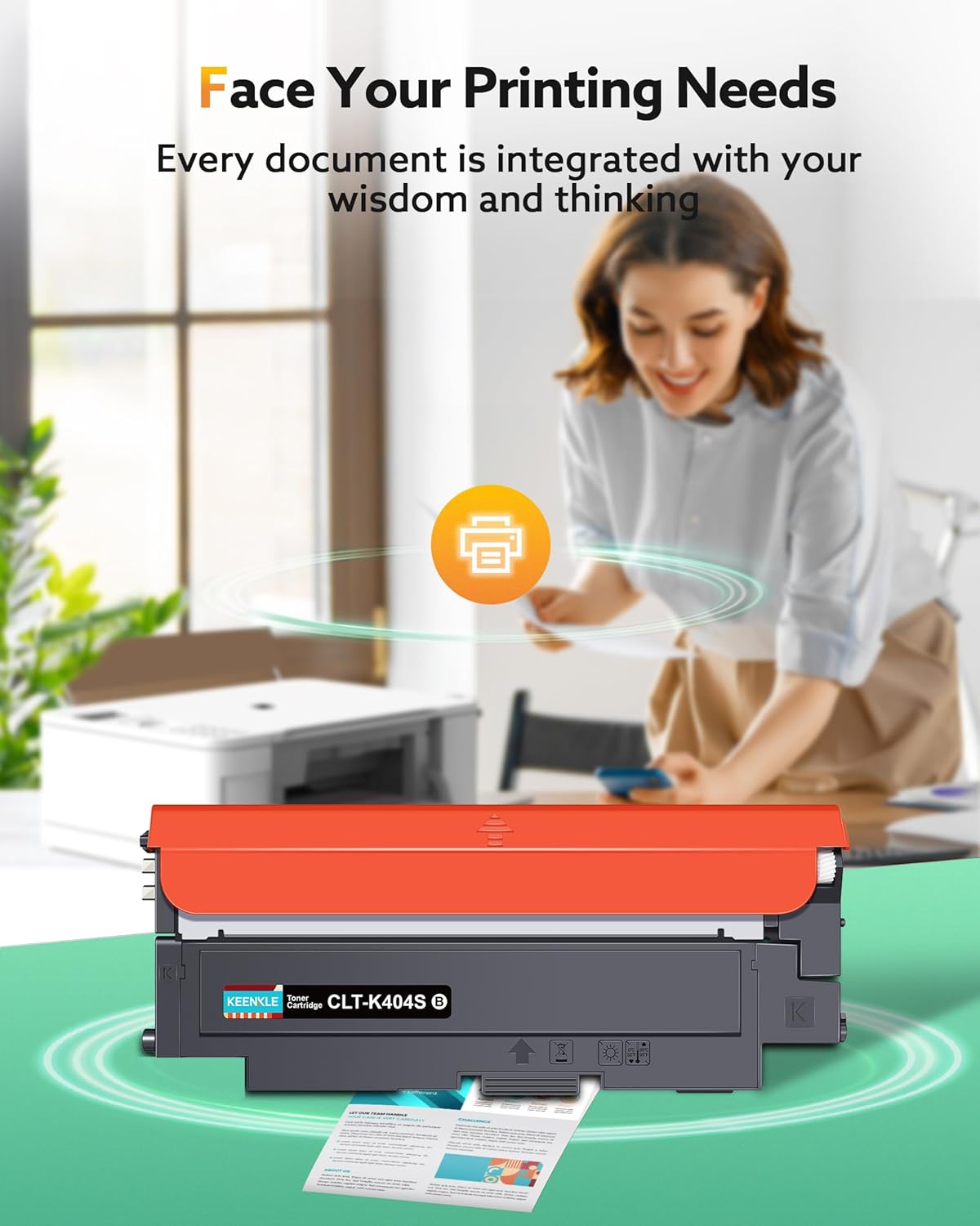 Thumbnail 3 de 4er-Pack CLT-K404S / CLT-Y404S Toner kompatibel für Samsung Xpress CLT-404S Serie – Schwarz, Cyan, Magenta, Gelb