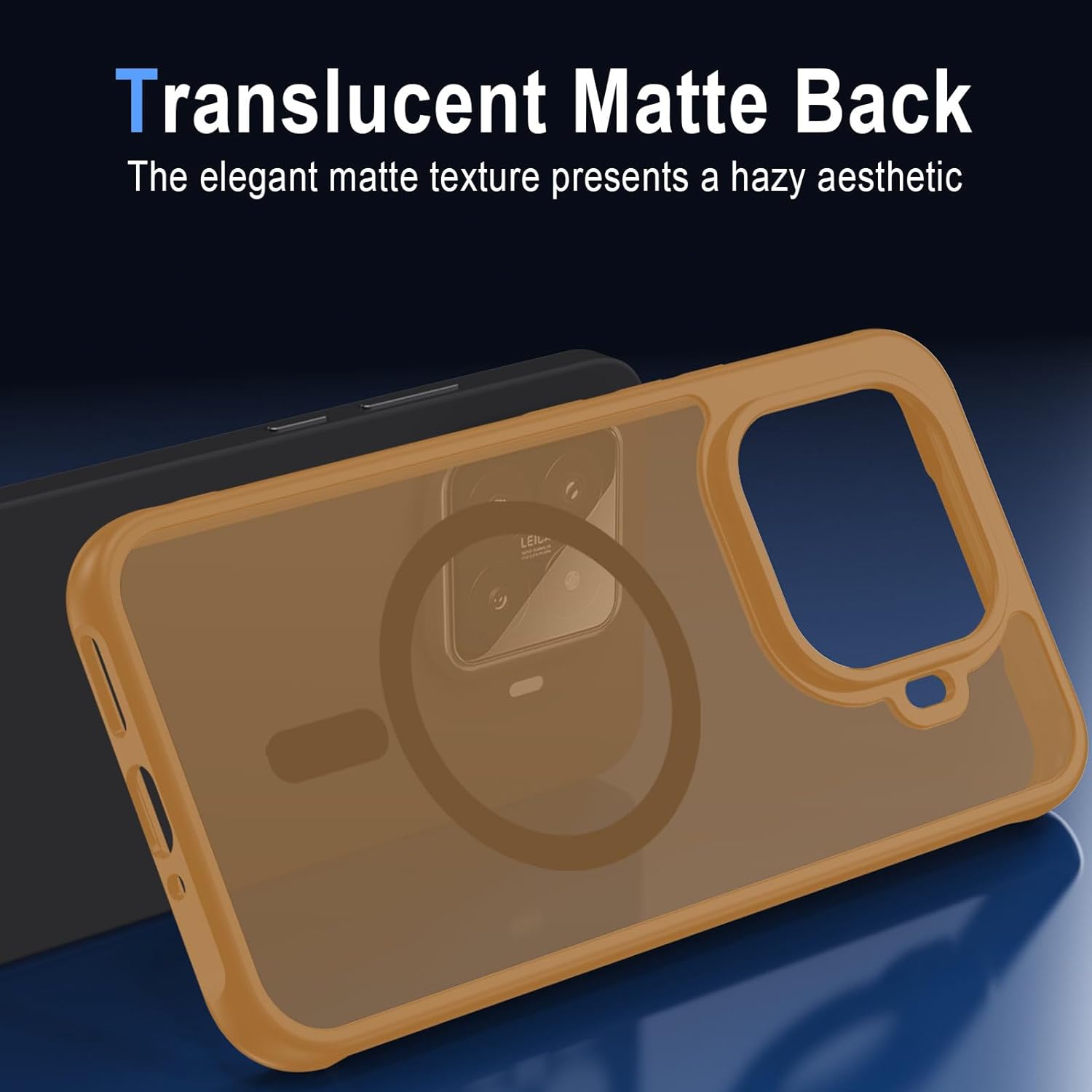 Thumbnail 5 de XTCASE Coque Magnétique pour Xiaomi 15T Pro – Dos translucide or, compatible MagSafe