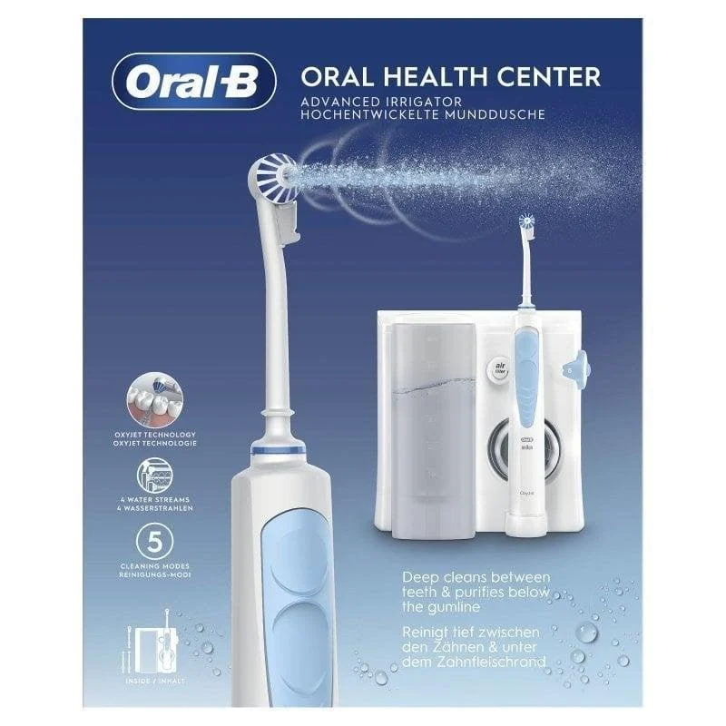 Detalle 2 de Oral-B OxyJet Irrigador Oral: higiene interdental avanzada para la casa