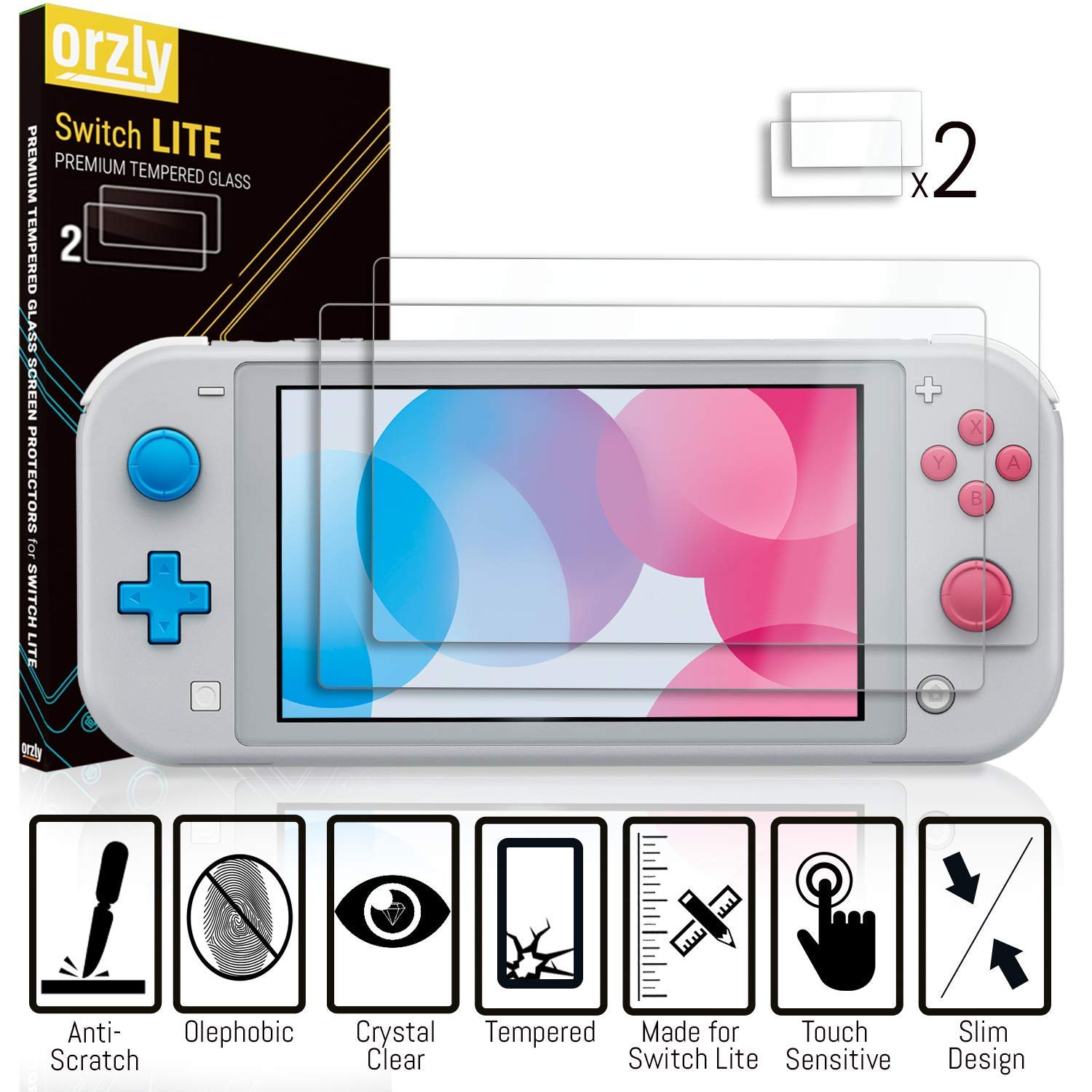 Thumbnail 4 de Orzly Switch Lite Zubehör Grau