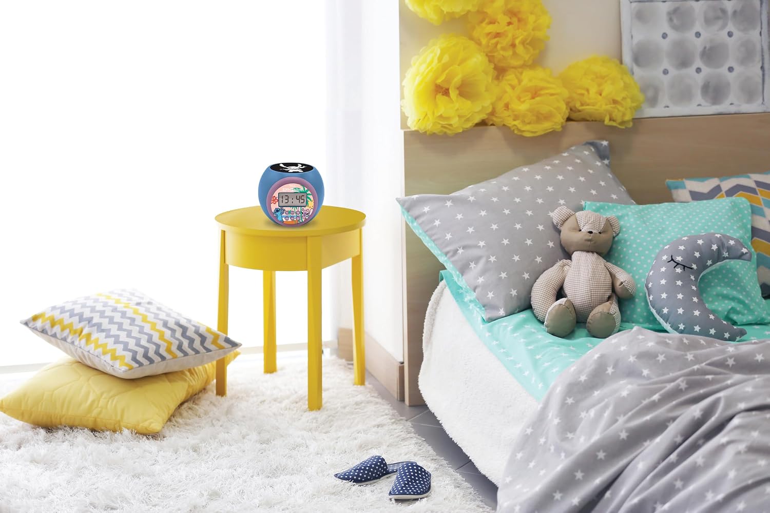 Thumbnail 4 de LEXIBOOK RL977DLXB Disney Stitch Projector Alarm Clock with Night Light