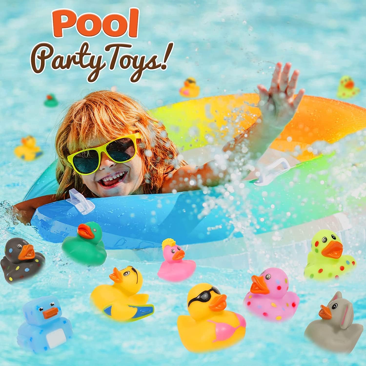 Detalle 2 de Rubber Duck Bath Toys, 15-Pack