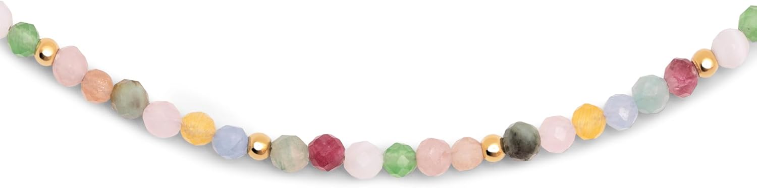 Detalle de SINGULARU Collana Altea Colors 35+5 cm in acciaio placcato oro 18Kt đź’Ť