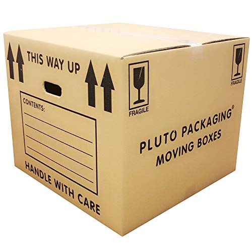 Detalle de 5 Strong Extra Large Cardboard Storage Packing Moving Boxes by Pluto Packaging