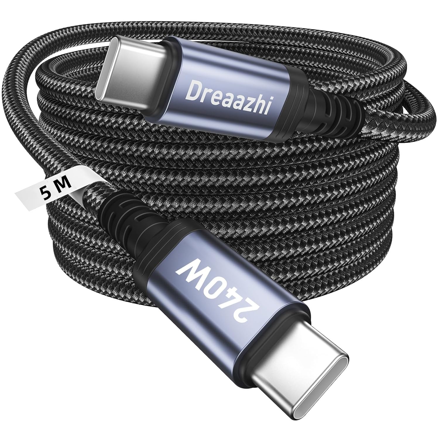 Detalle de Dreaazhi 5 m USB‑C‑Ladekabel 240W 🔌