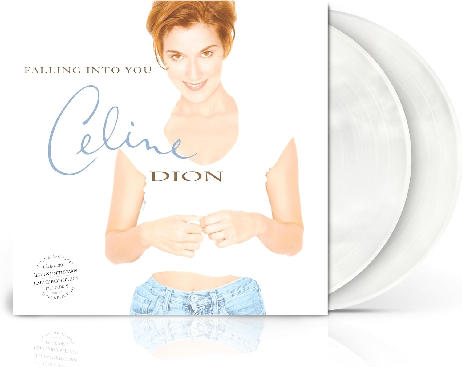 Detalle de Celine Dion – Falling Into You Pearly White Vinyl LP Record
