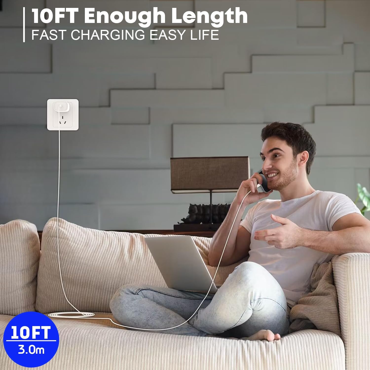 Thumbnail 6 de Fast Charger 20W 10FT USB-C for iPhone