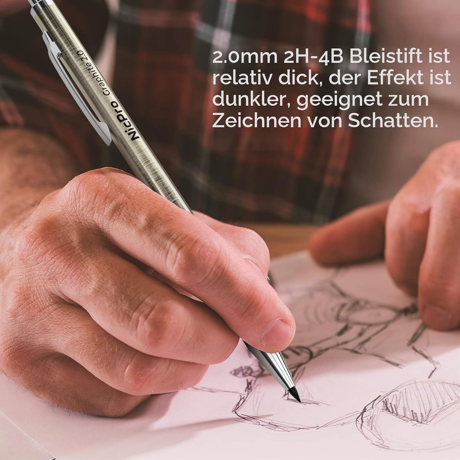 Thumbnail 4 de Nicpro Druckbleistifte Set 6er 0,3–2 mm ✏