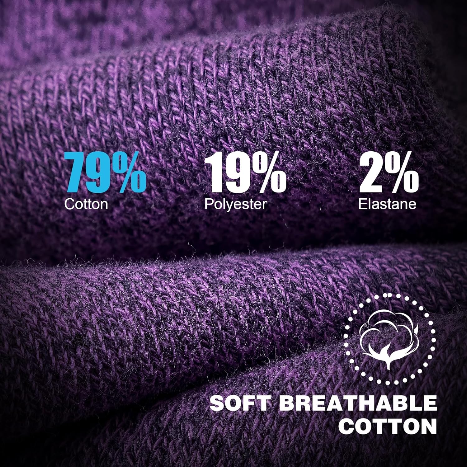 Thumbnail 5 de Effeet Calzini Trekking Donna ammortizzati 39-42 (3 paia) in cotone traspirante