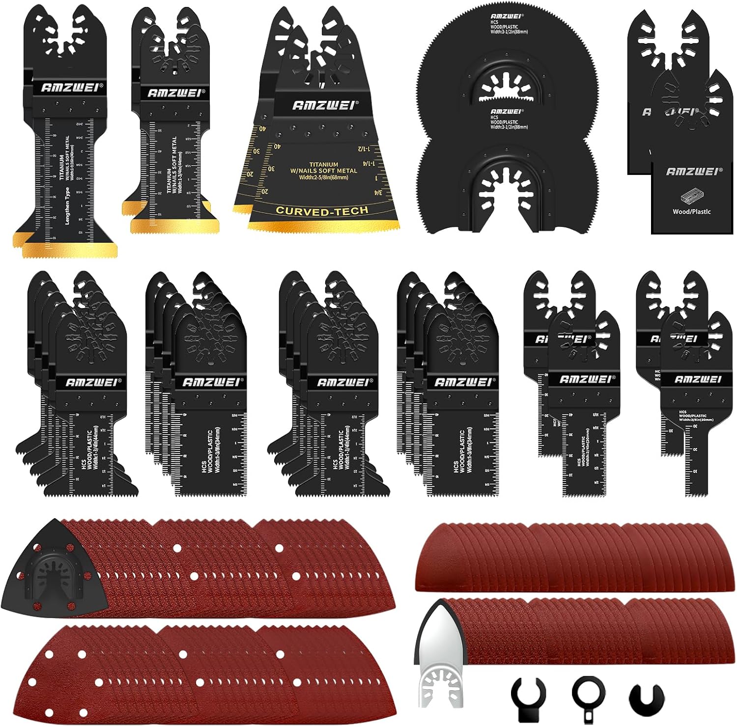 156PCS Multitool Blades Kit 156 for Oscillating Tool Accessories 🛠