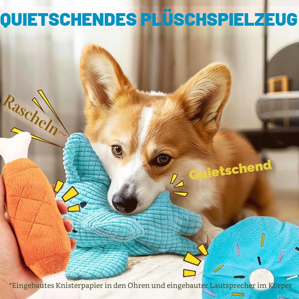 Detalle de Speedy Panther 7 Stück Hundespielzeug Set für Kleine Hunde