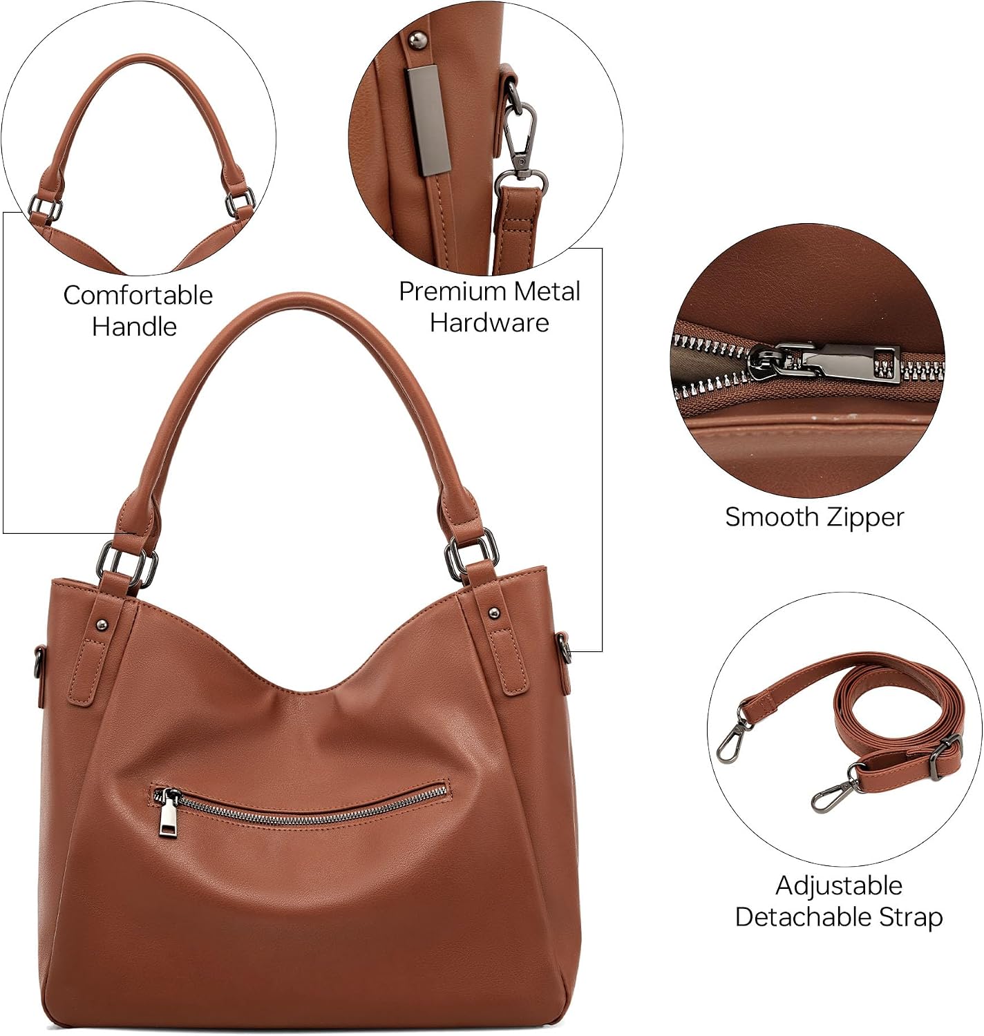 Detalle 2 de GEMIU Shoulder Tote Bag 16.5-Inch