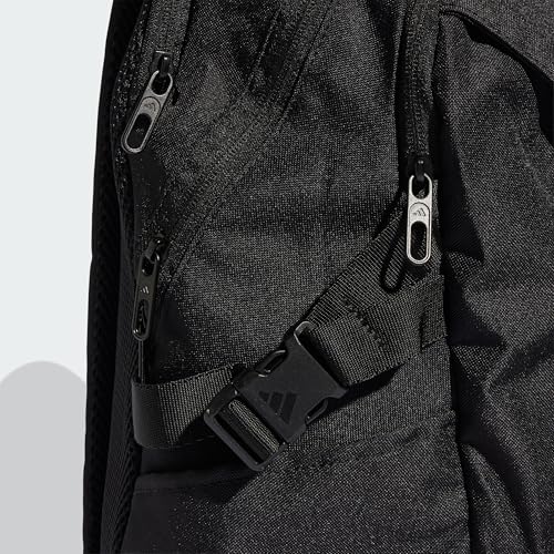 Detalle de adidas Power Backpack Unisex – 26,5 l, schwarz/weiß, One Size