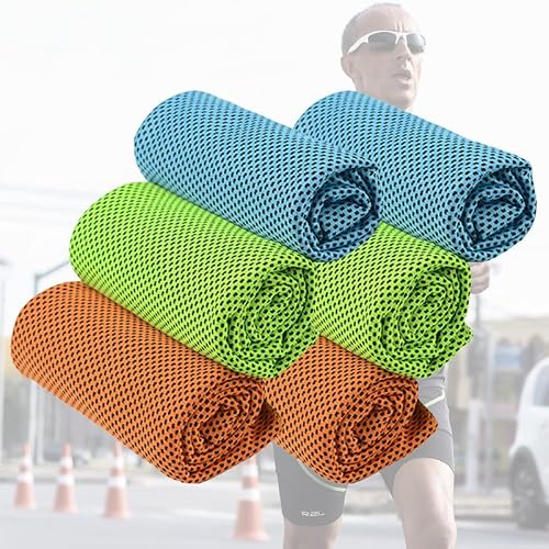 Thumbnail 8 de WOONEKY Kühlhandtuch 6 Stück – Polyester, schweißabsorbierend, kühlend für Sport