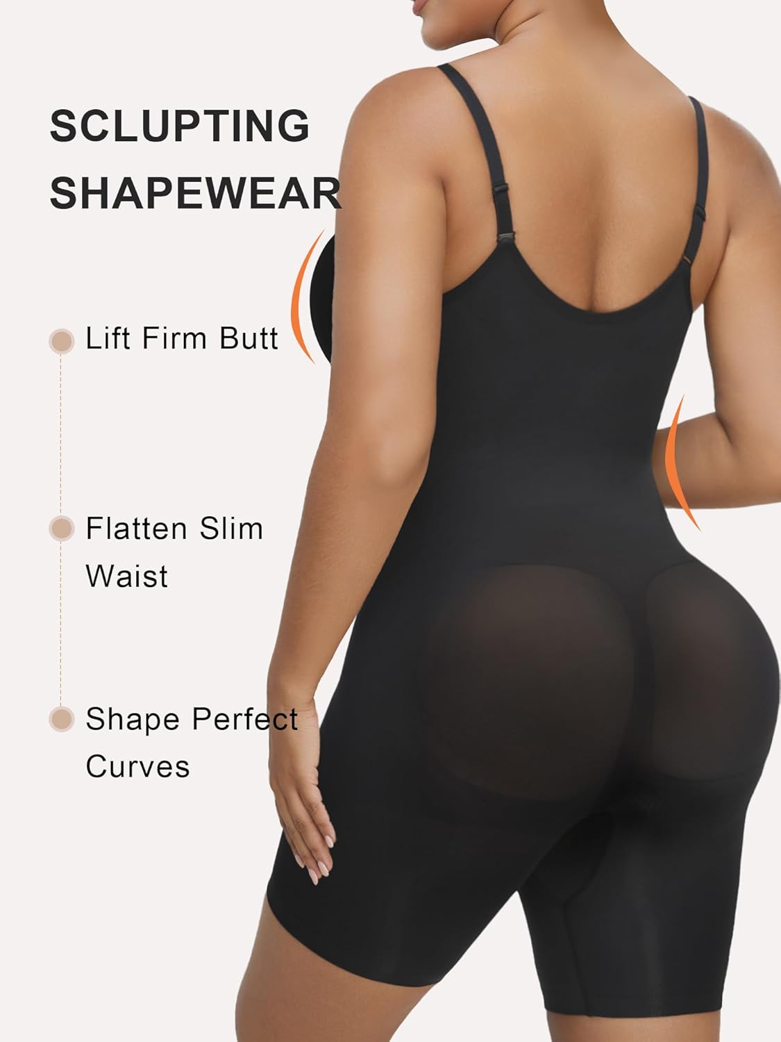 Thumbnail 1 de SHAPERX Shapewear Bodysuit 1.2-inch band
