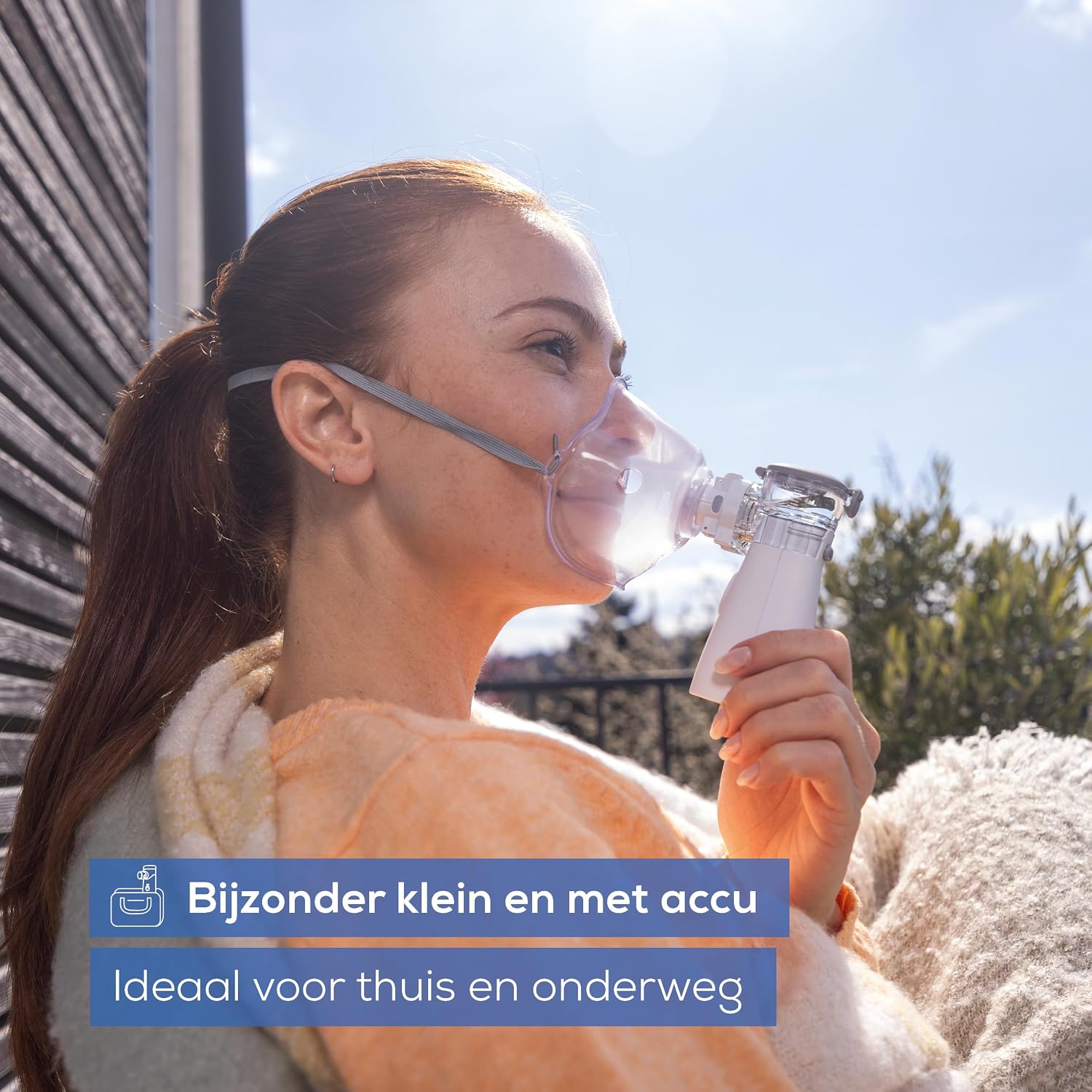 Detalle 2 de Beurer IH 57 (2199) inhalator met accu, oscillerend membraan en aerosoltechnologie