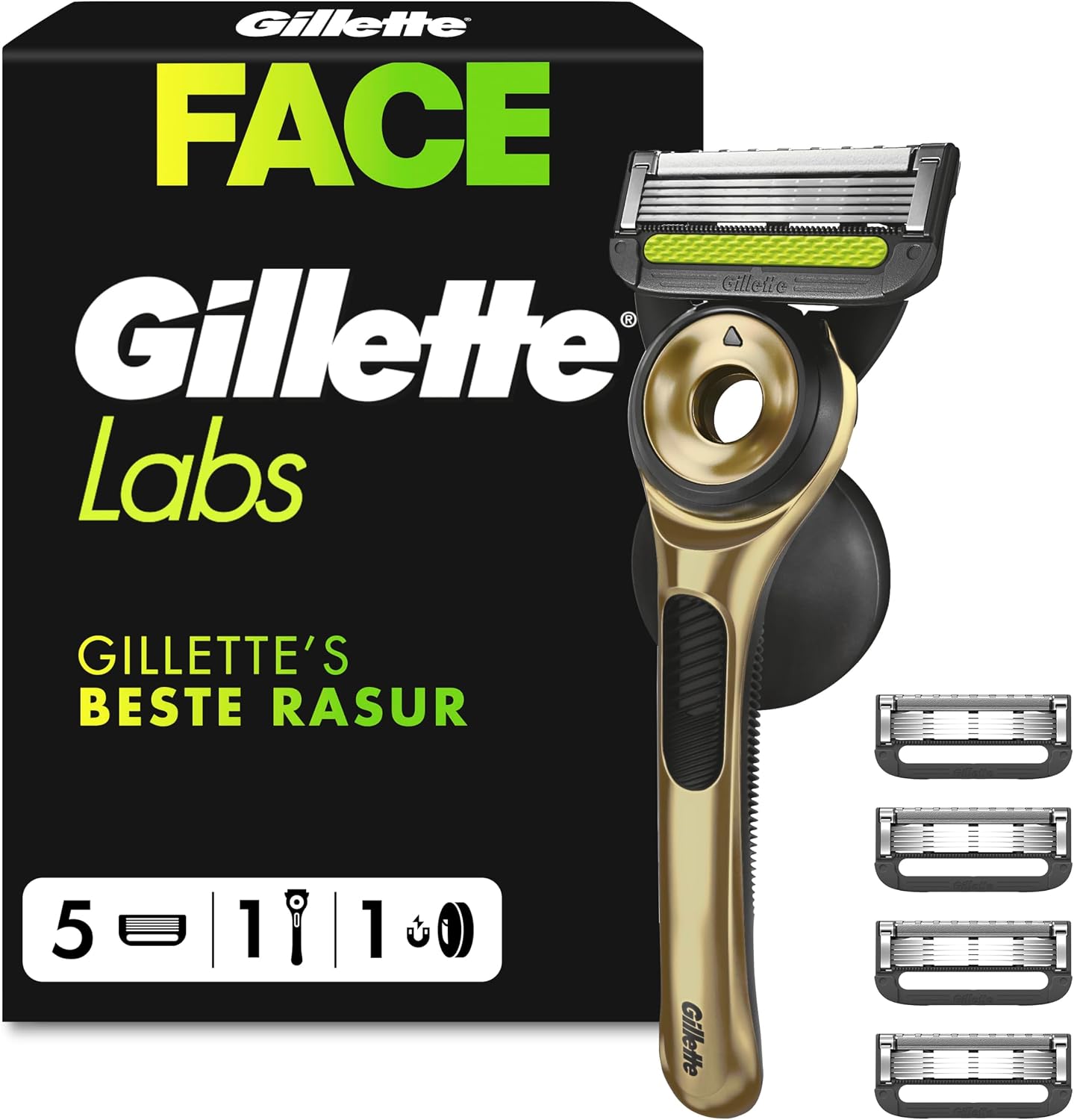 Thumbnail 6 de Gillette Labs Rasierer Champion Gold Edition 5-Klingen