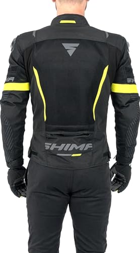 Detalle de SHIMA SOLID Chaqueta Moto Hombre AIRFORCE Protector Espalda: seguridad, ventilación y estilo para riders modernos