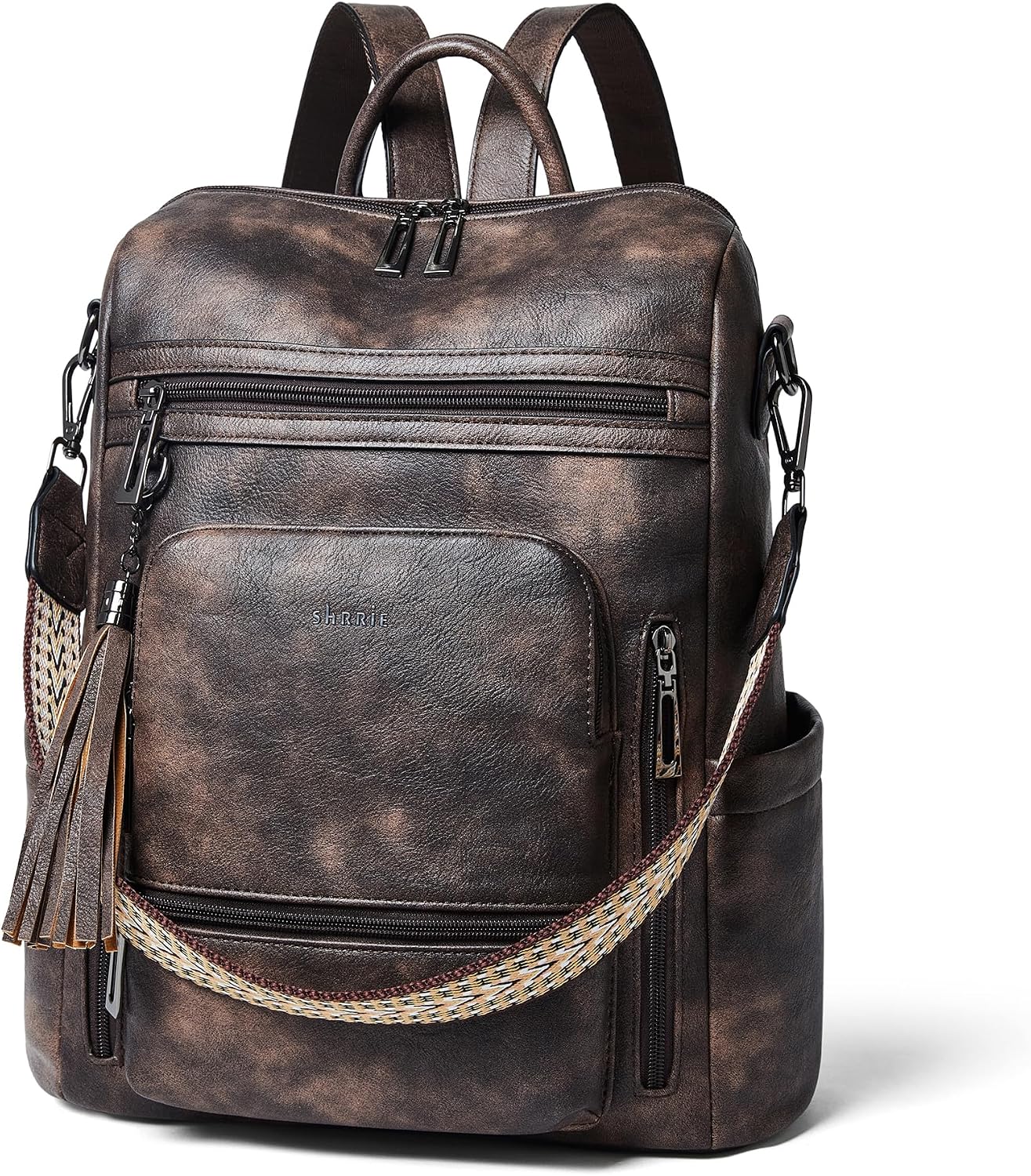 Thumbnail 6 de Shrrie Vegan Leather Laptop Backpack for Women (15.6-inch) — Waterproof Work, Travel & College Bag