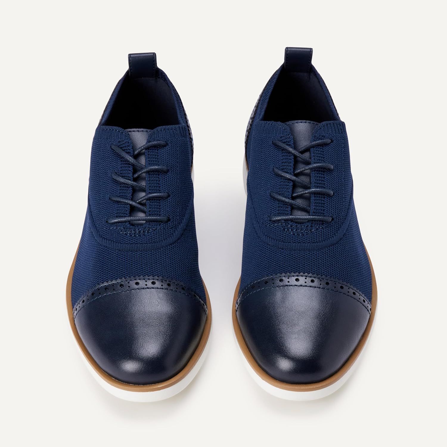 Thumbnail 4 de Amazon Essentials Herren Oxford-Brogue-Business-Sneaker mit Strick-Obermaterial – komfortabel hybrid aus Büro und Freizeit