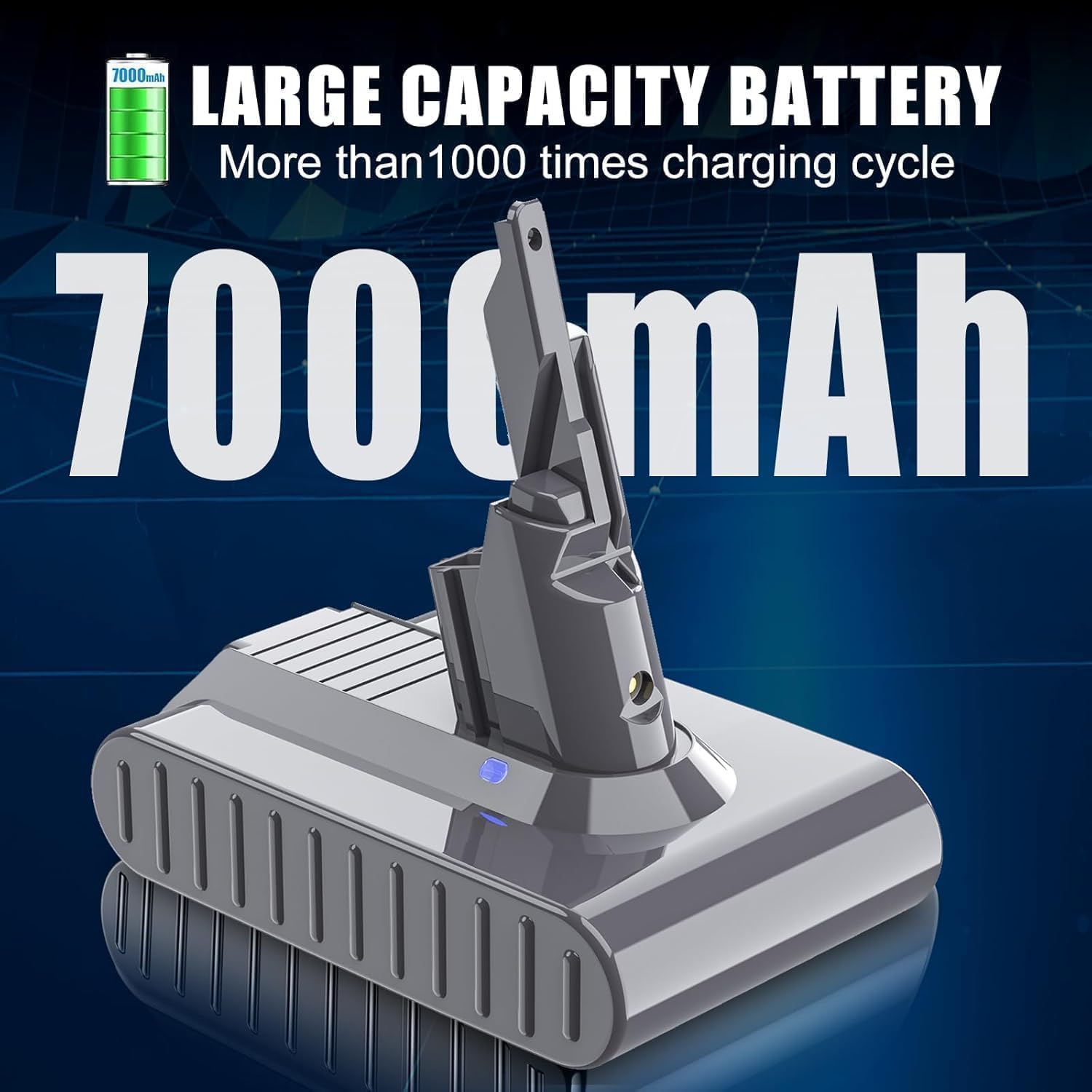 Detalle de Bonacell V8 Replacement Battery for Dyson V8, 21.6V, 7000mAh
