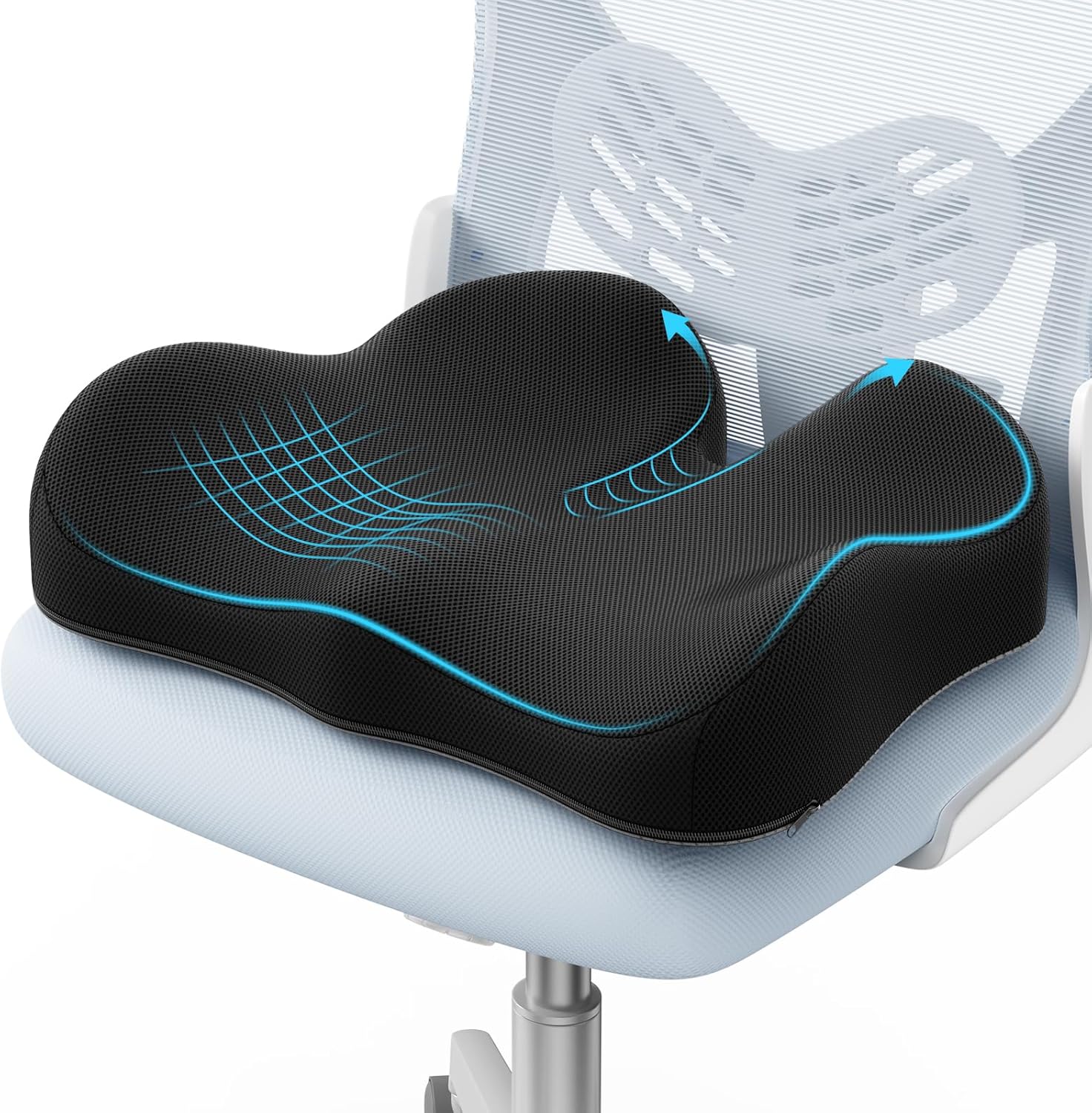 A-Pce Memory Foam Coccyx Seat Cushion for Tailbone Relief