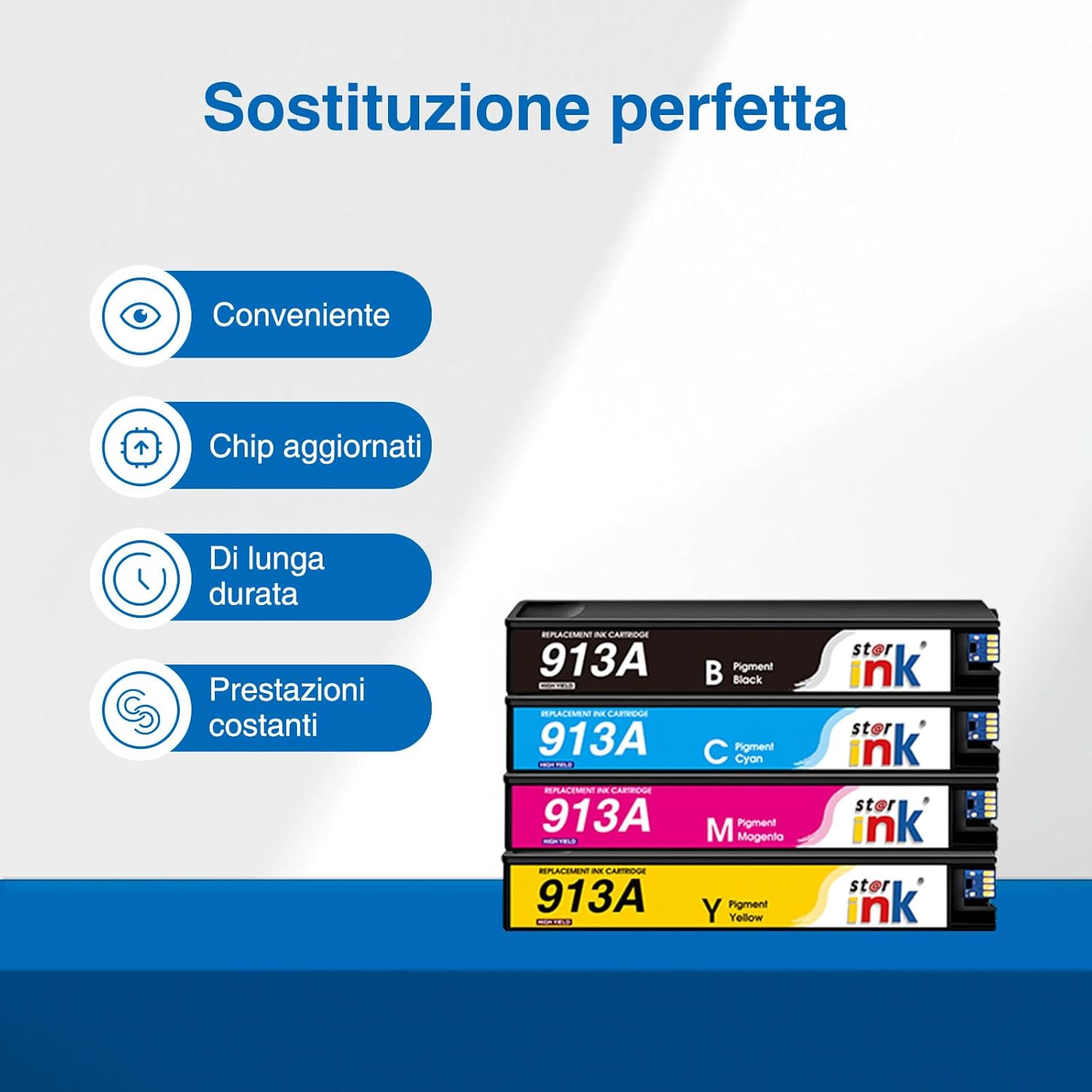 Thumbnail 3 de st@r ink Cartucce 913A Multipack 4 🖨️