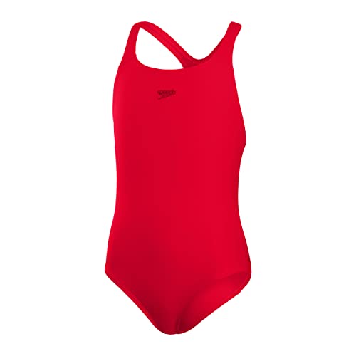Detalle de Speedo Girl's Endurance+ Medalist Swimsuit – Chlorine Resistant, Comfort Fit for Training