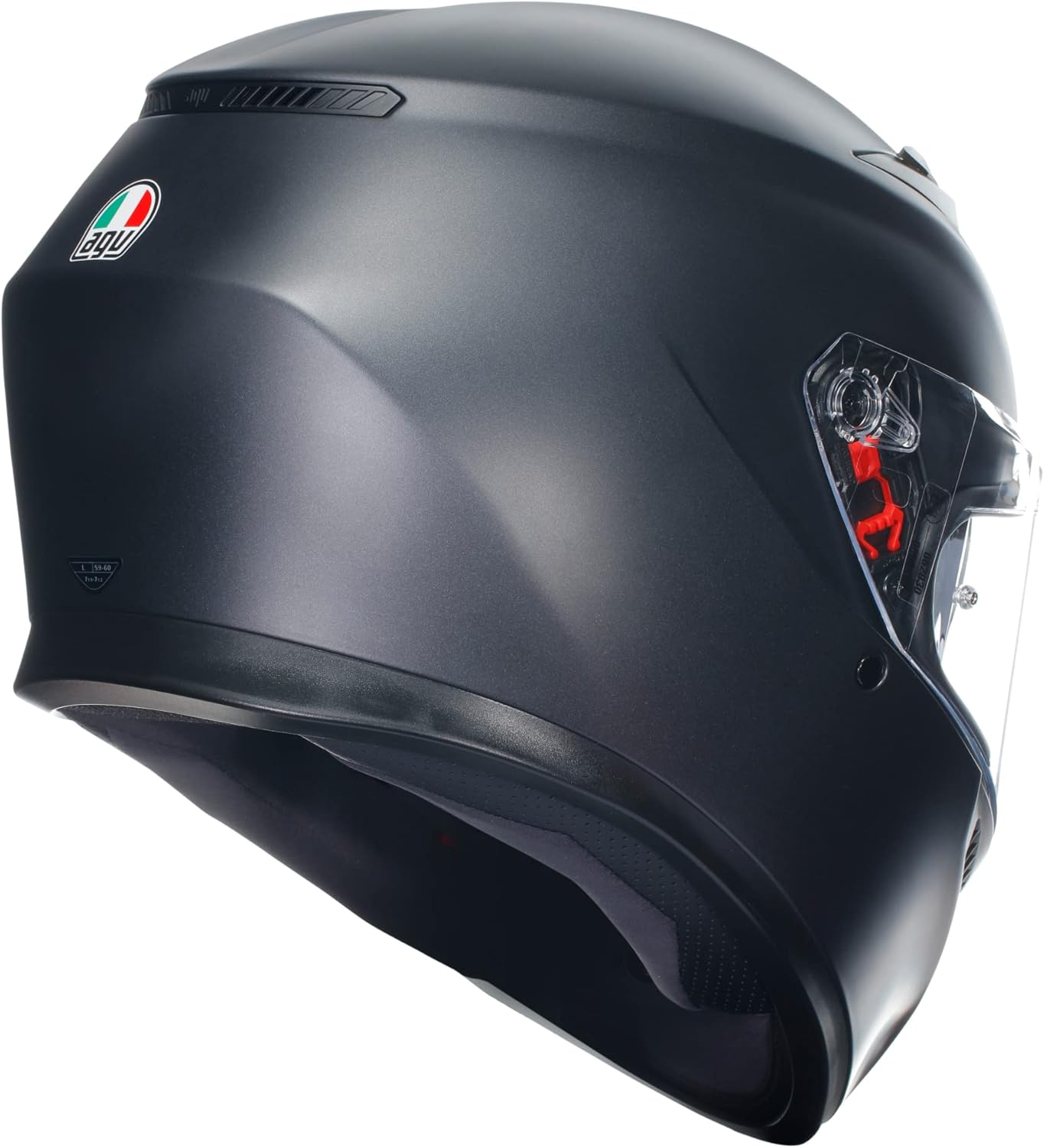 Thumbnail 4 de AGV Casco K3 E2206 MPLK – Casco integrale per moto con visiera Ultravision, interfono predisposto, Nero