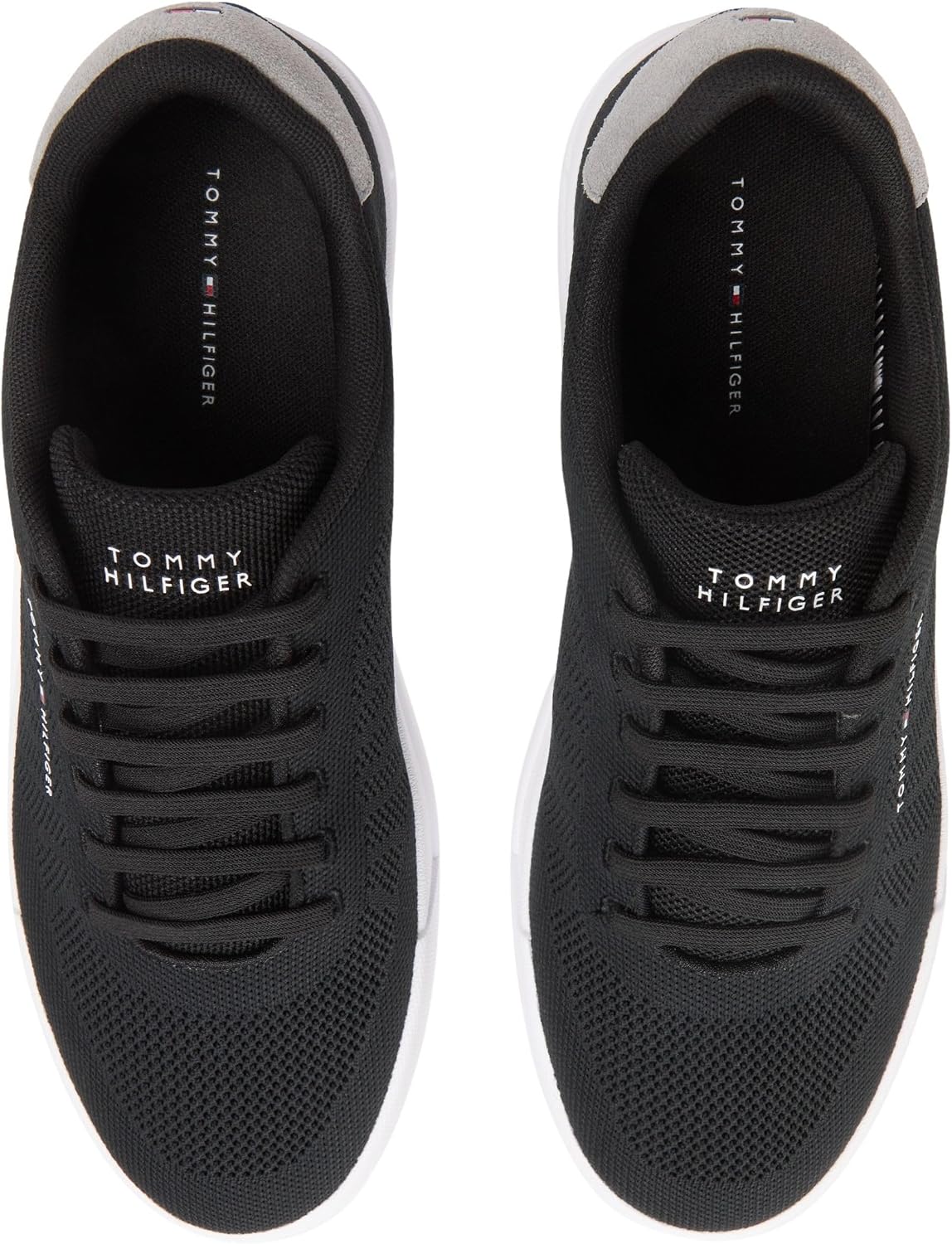 Detalle 2 de Tommy Hilfiger Men's TH Court Knit Low Top: a practical, stylish everyday trainer