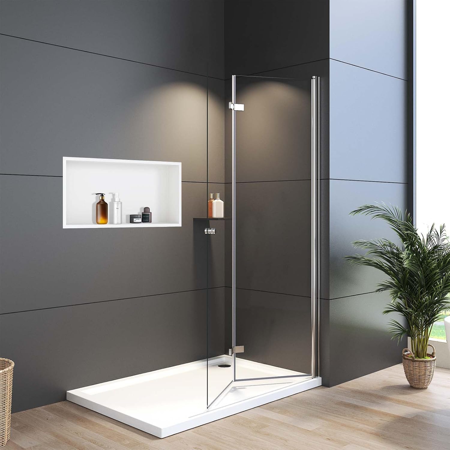 Thumbnail 6 de Green & Spring G-1113-WH Stainless Steel Shower Niche, White, 12" x 24
