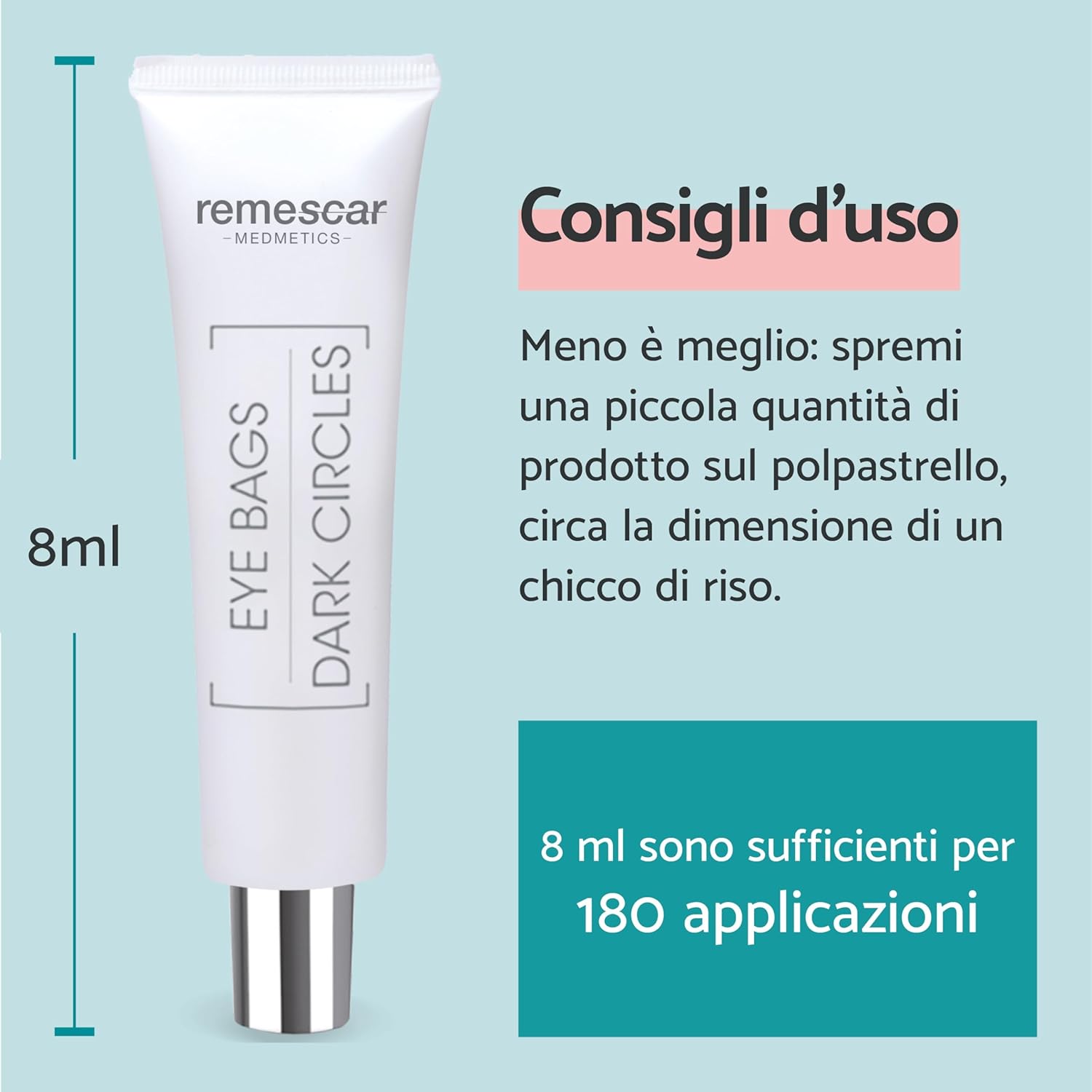 Thumbnail 4 de Remescar Crema Borse e Occhiaie 8ml – Trattamento Istantaneo Contorno Occhi