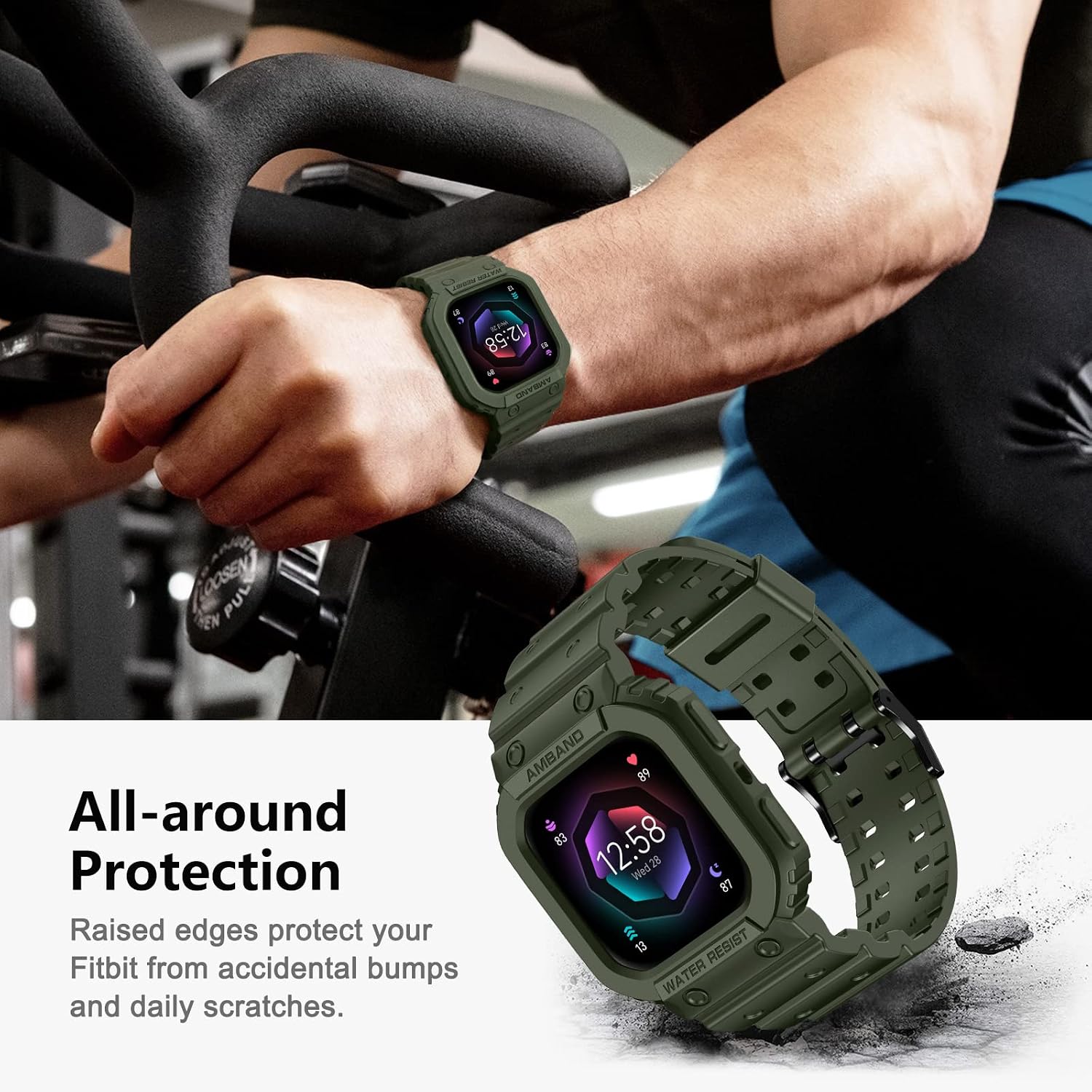 Detalle 2 de amBand Protective Case for Fitbit Versa Series 🤖