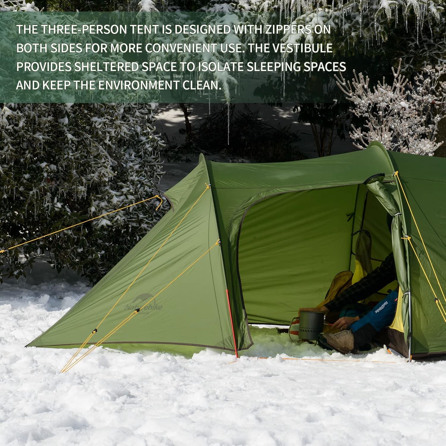 Thumbnail 6 de Naturehike Opalus: Tenda da Viaggio Spaziosa e Leggera per 2–3 Persone