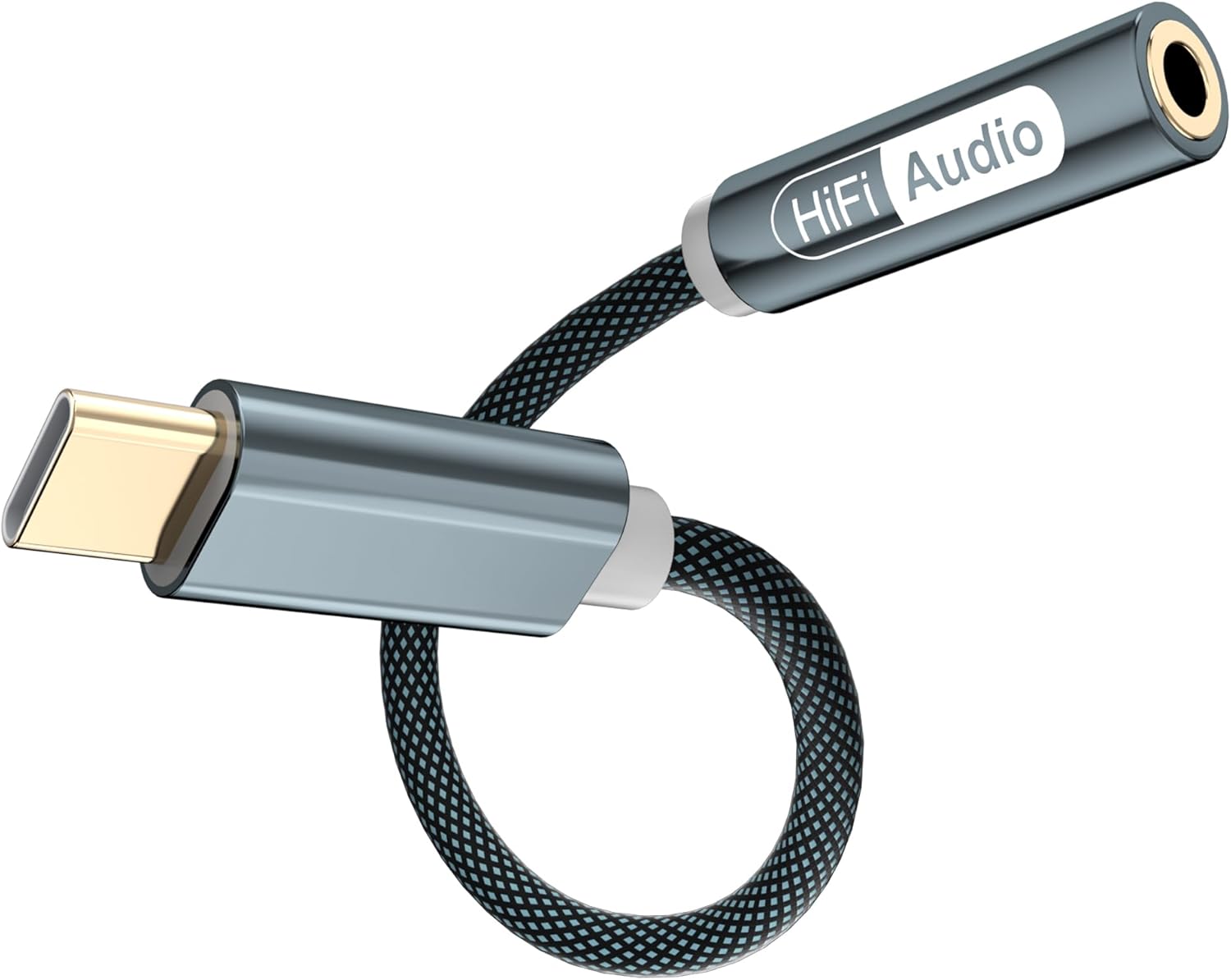 Adaptateur USB‑C vers prise jack 3,5 mm YISH avec DAC Hi‑Fi — Compatible iPhone, Galaxy, Pixel et MacBook