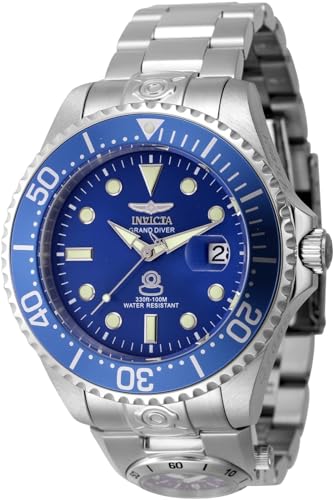 Detalle de Invicta Pro Diver Automático 47 mm en Acero Inoxidable para Hombre - Azul