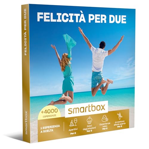 Smartbox Cofanetto Regalo Felicità per Due – Esperienze per Coppia