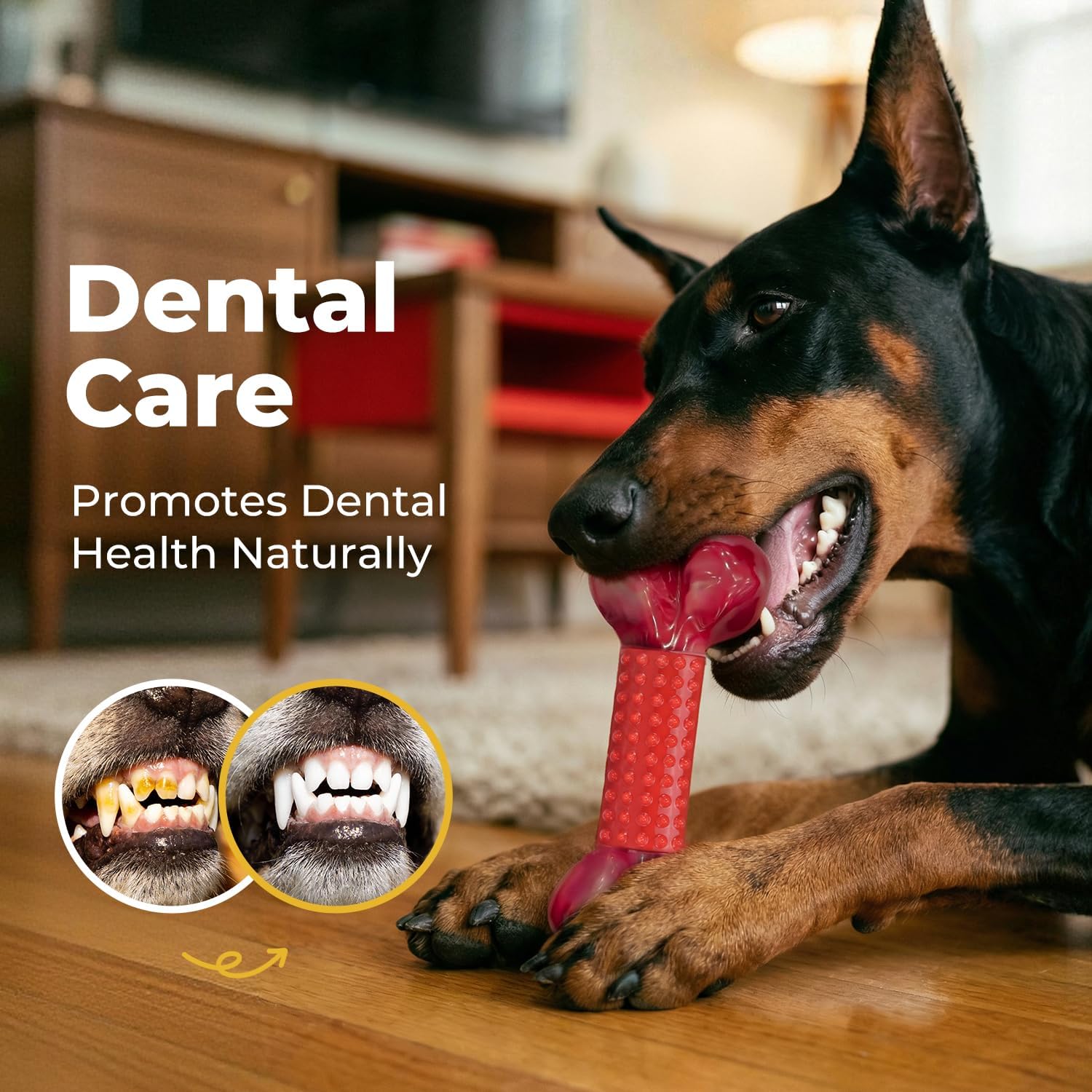 Thumbnail 6 de ChienBox Indestructible Nylon Chew Toy for Aggressive Chewers (Beef Flavour)