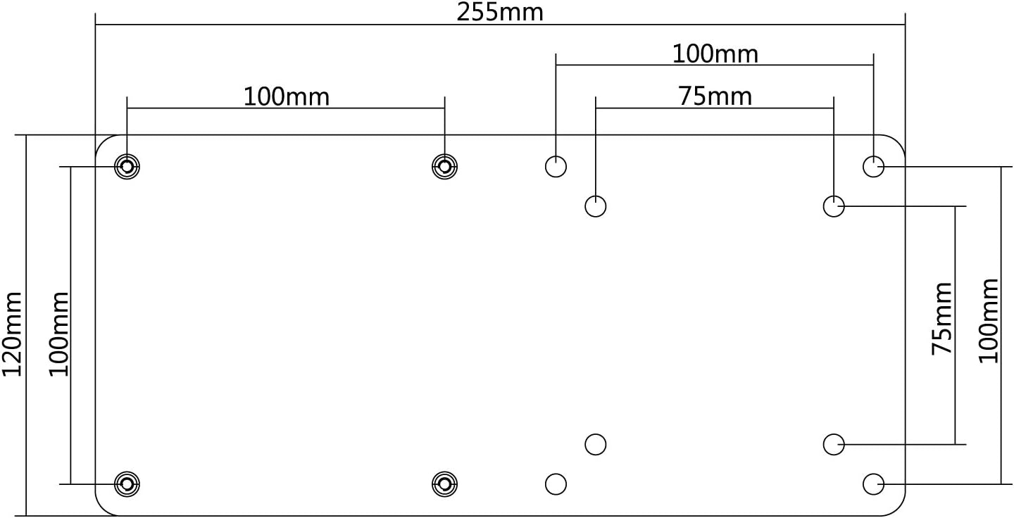Thumbnail 4 de ICY Box support IB-MSA103-VM pour Mini PC Intel NUC jusqu’à 3 kg (VESA 75x75/100x100) — montage sur pied de moniteur