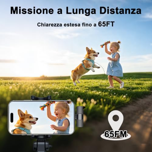 Thumbnail 6 de Lidylsm Wireless Lavalier Microphone for iPhone, iPad & Android Phone