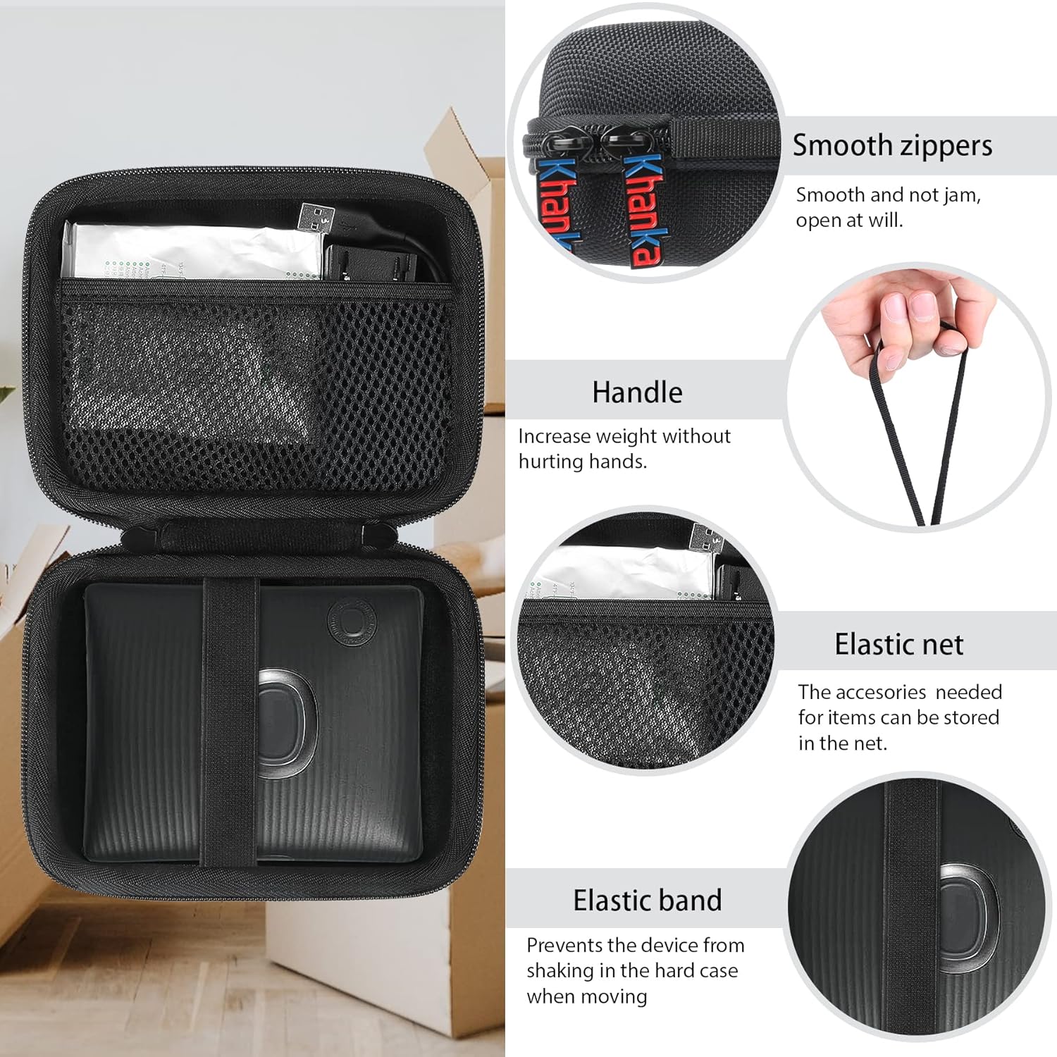 Detalle 2 de Khanka Hard Case for FujiFilm Instax Square Link