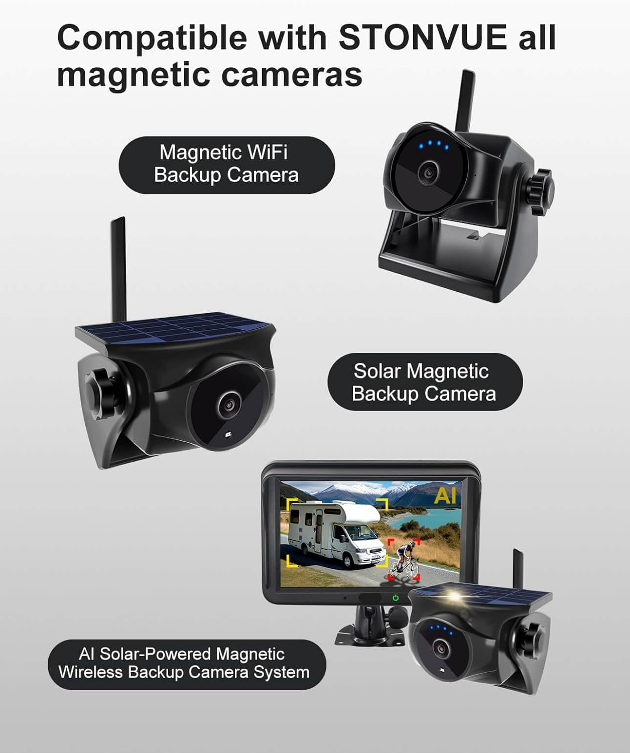 Detalle 2 de SToNVUE metal plate for magnetic backup camera