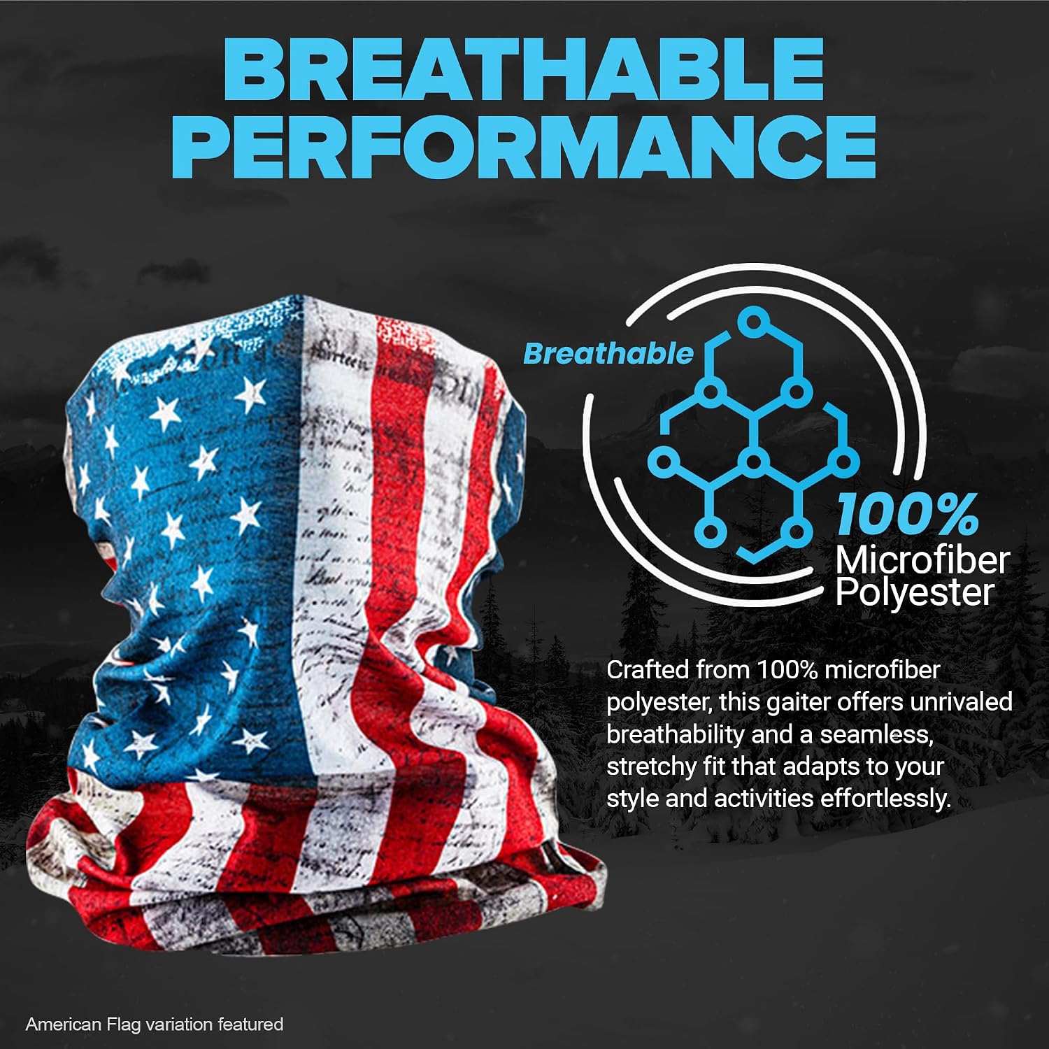Detalle 2 de S A Company 5-Pack UV Neck Gaiter 30+ 🧣