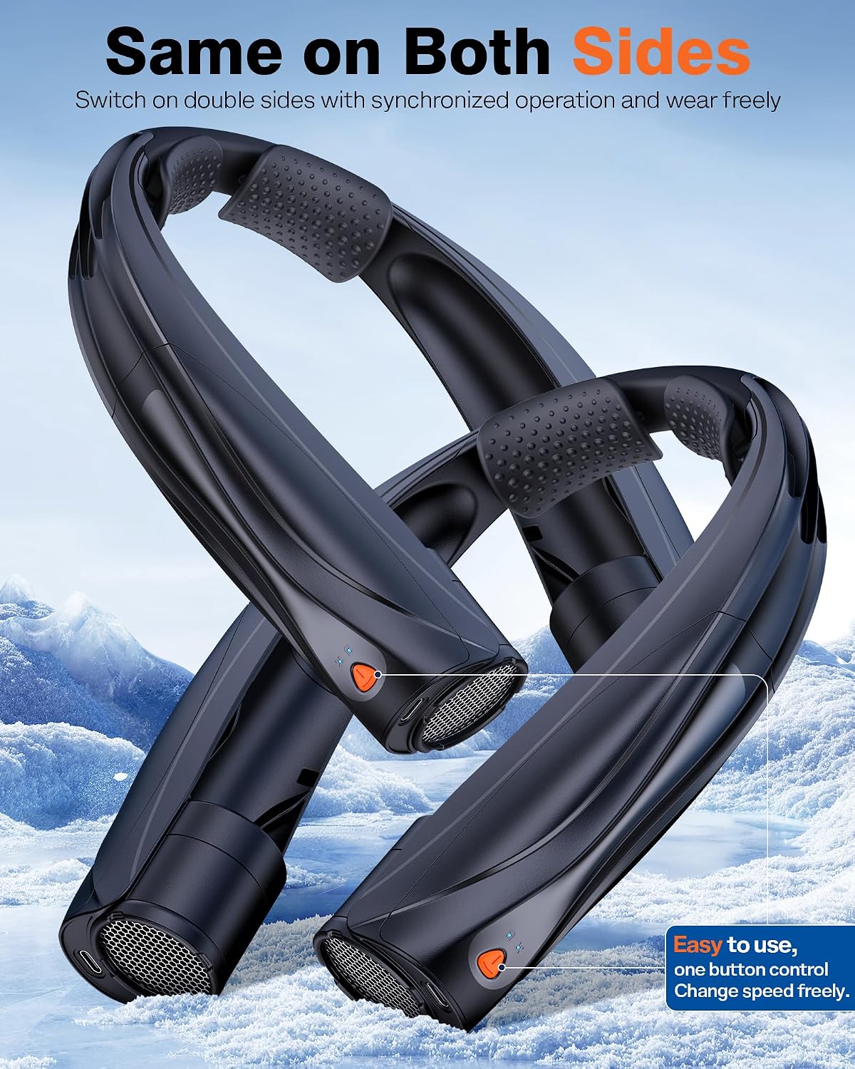 Thumbnail 6 de Vexolta Portable Neck Fan — 6000mAh, 360° Cooling, 6 Speeds, Hands-Free Wearable Personal Fan