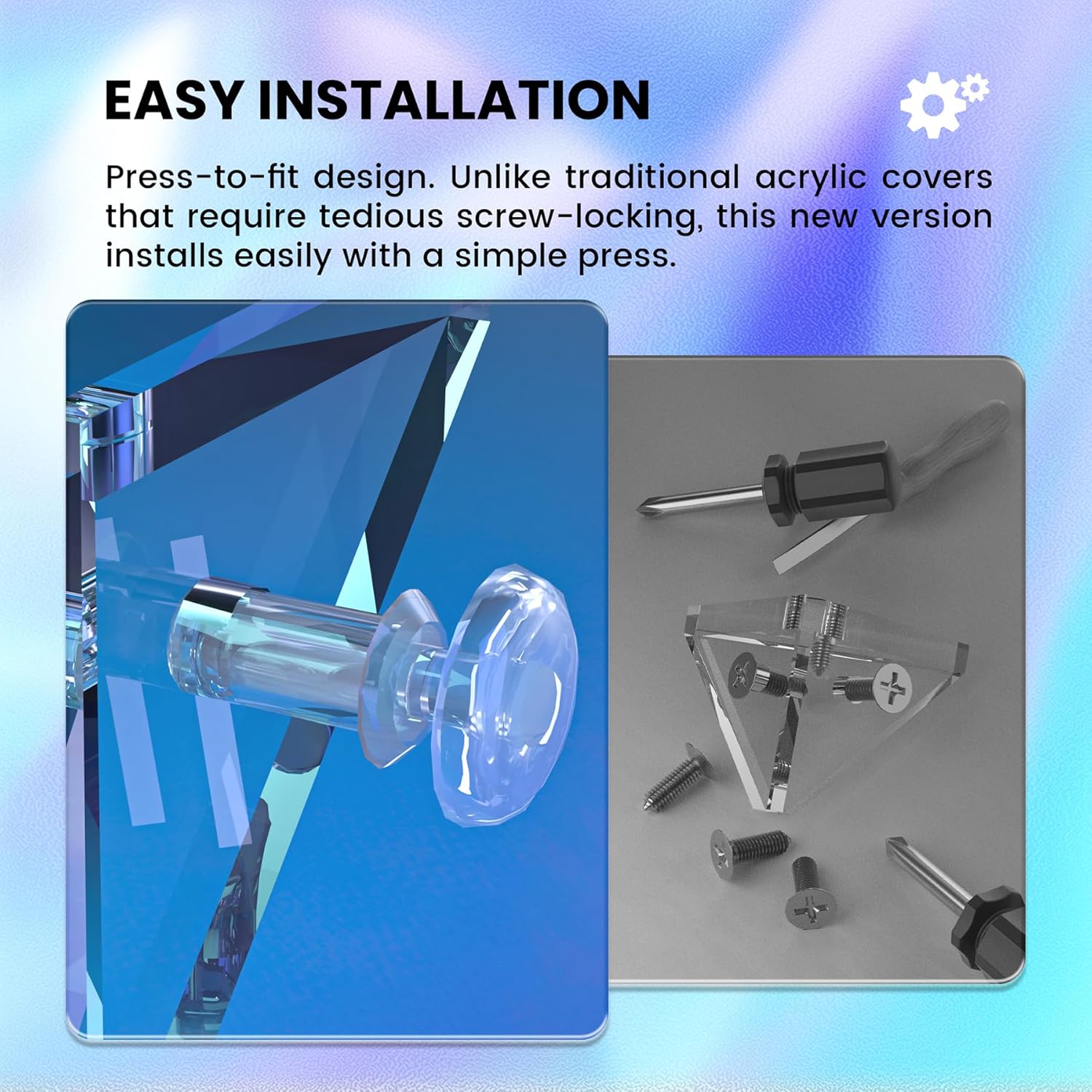 Thumbnail 6 de PlayVital Clear Acrylic Dust Cover for Nintendo Switch 2
